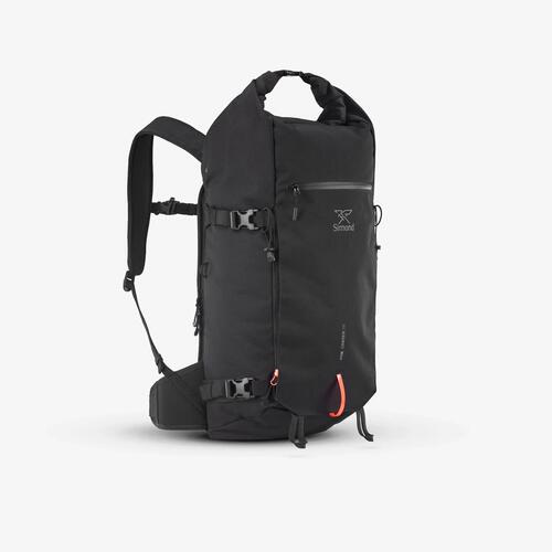 Sac à dos ski/ snowboard freeride Roll top, Robust Freeride 30L noir
