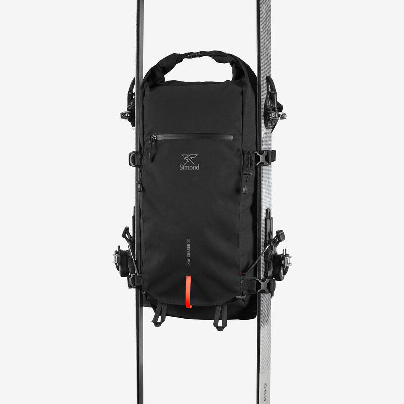 Rucsac schi / snowboard freeride Roll top, Robust Freeride 30L Negru
