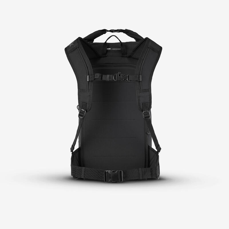 Rucsac schi / snowboard freeride Roll top, Robust Freeride 30L Negru