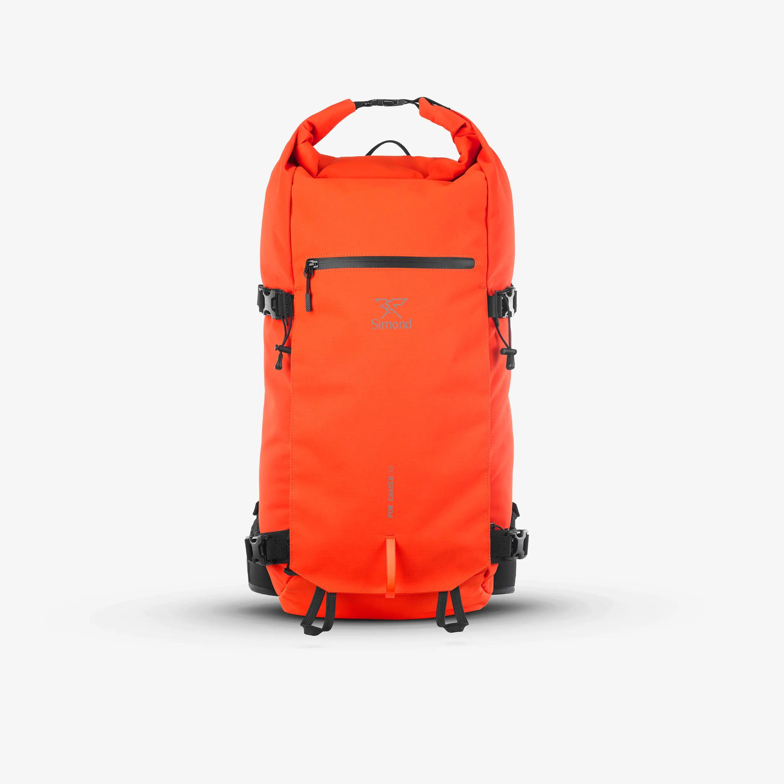 Rolltop Ski/Snowboard Backpack 30 L, Robust Freeride 10/10