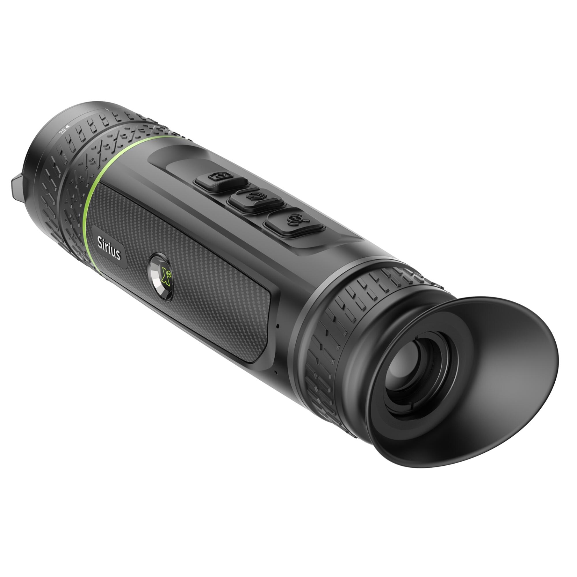 Monocular Térmico Sirius S650Dual <18mK NETD, lente 25 hasta 50 mm, 2.600m - CD 3/6