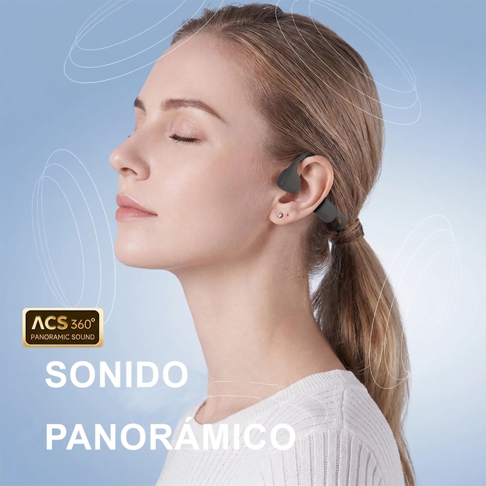 Auriculares conducción ósea acuáticos MP3 32GB Leotec Aqua Pro negros 2/4