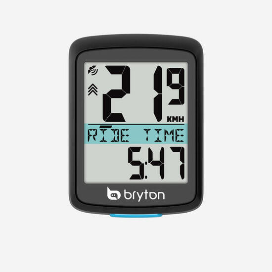Contachilometri GPS bici Bryton GO (Rider E10) senza sensore display 2.5