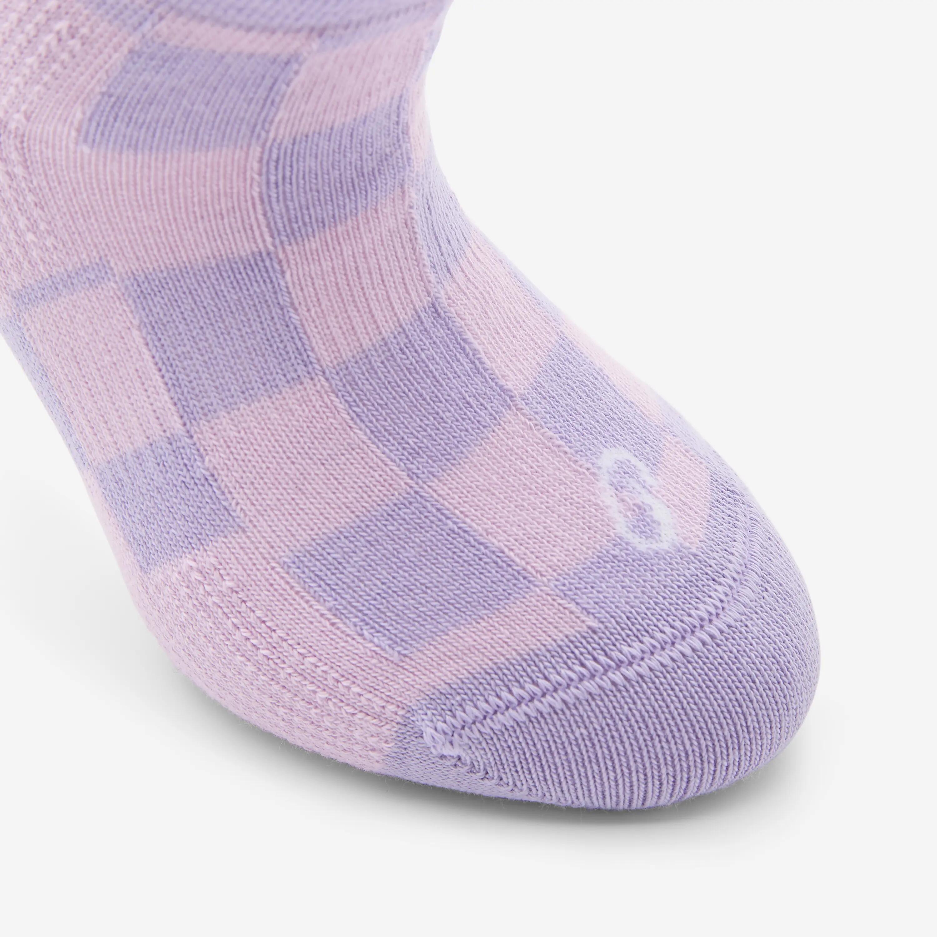 Mitjons Esportius Curts Nens Violeta-Blanc 3/7