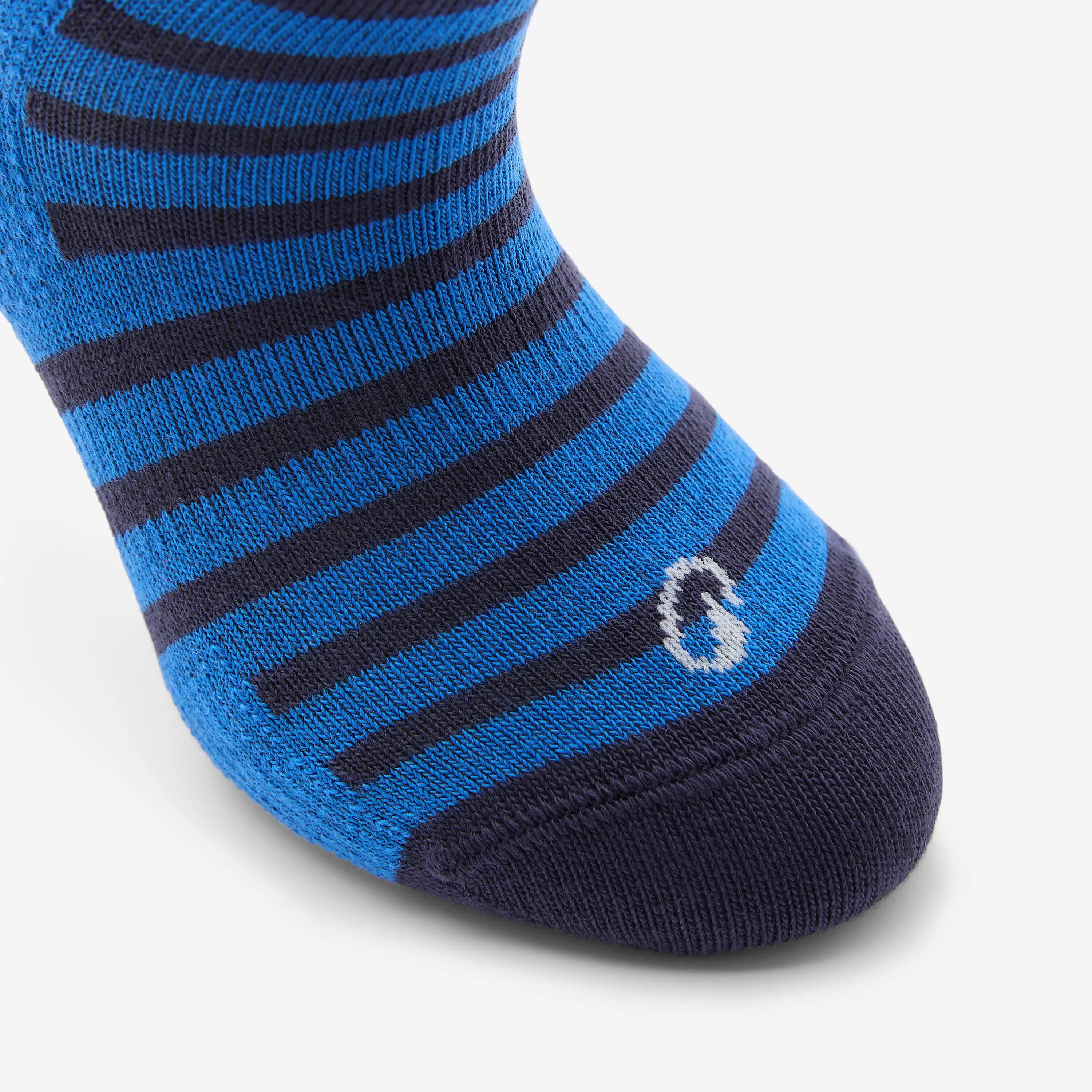 Mitjons Esportius Curts Nens Blau-Blanc 3/7