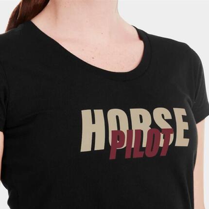 T-SHIRT MANCHES COURTES HORSE PILOT