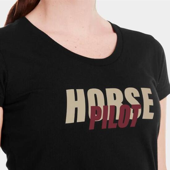 T-SHIRT MANCHES COURTES HORSE PILOT