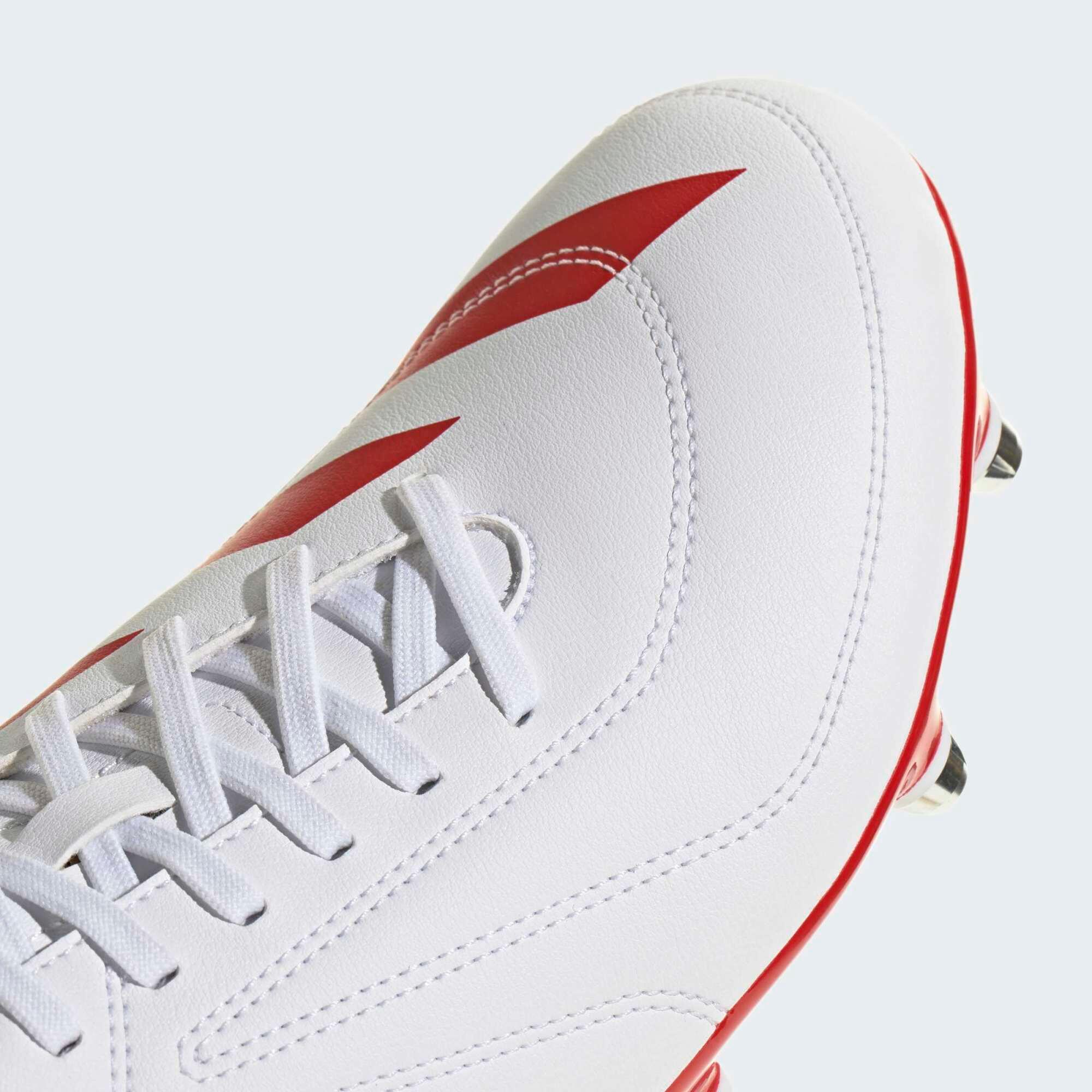 Crampons de rugby Adulte - RS15 hybride Antoine Dupont blanc et rouge 6/9