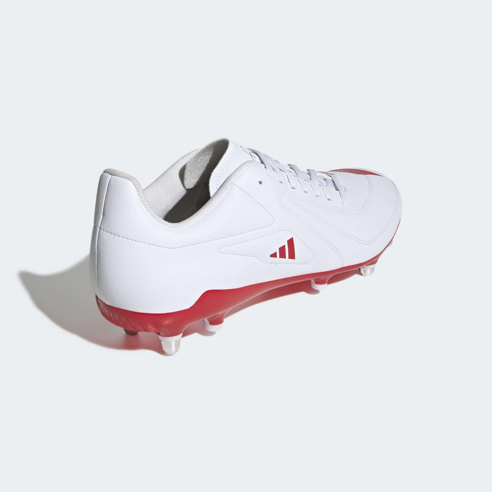 Crampons de rugby Adulte - RS15 hybride Antoine Dupont blanc et rouge 7/9