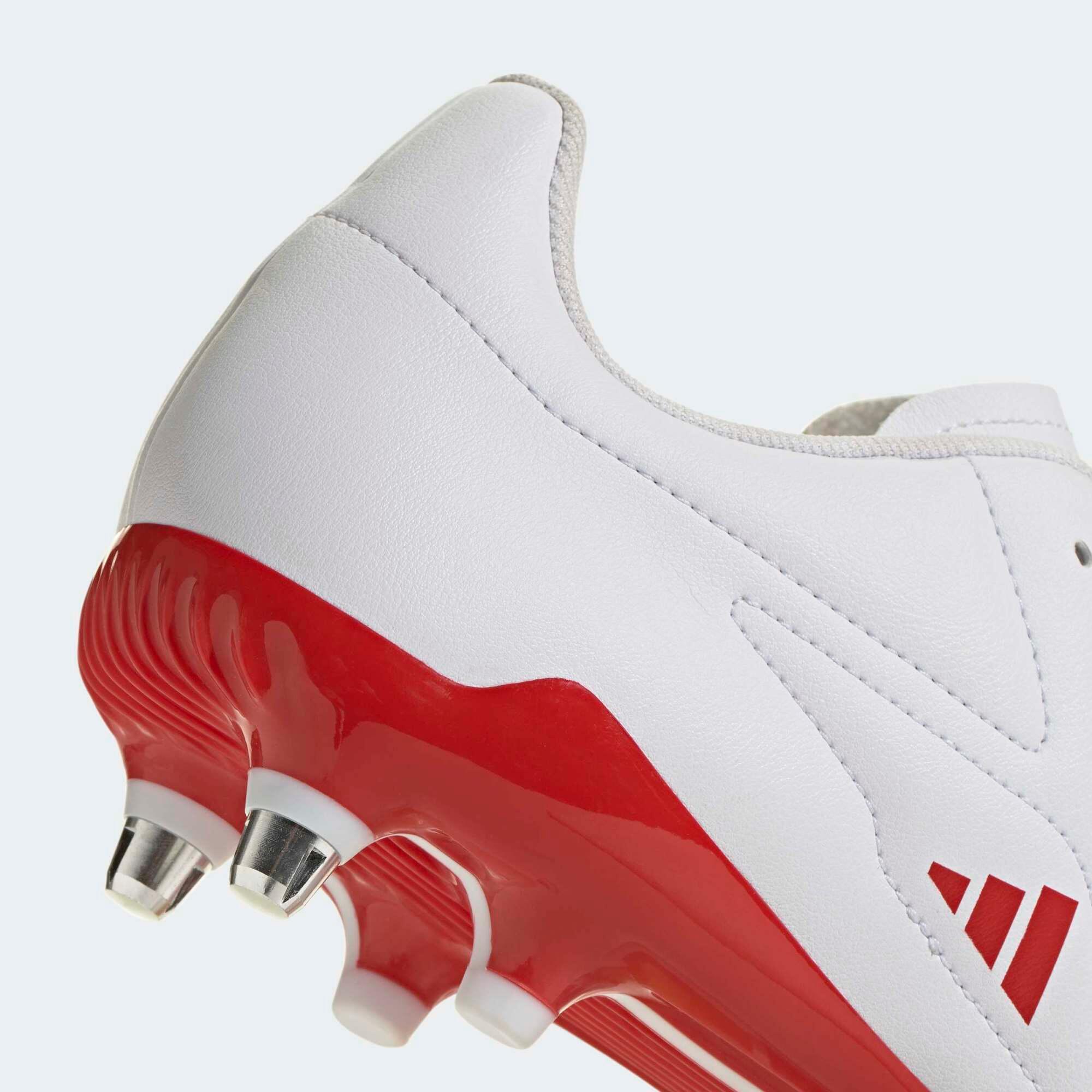 Crampons de rugby Adulte - RS15 hybride Antoine Dupont blanc et rouge 5/9
