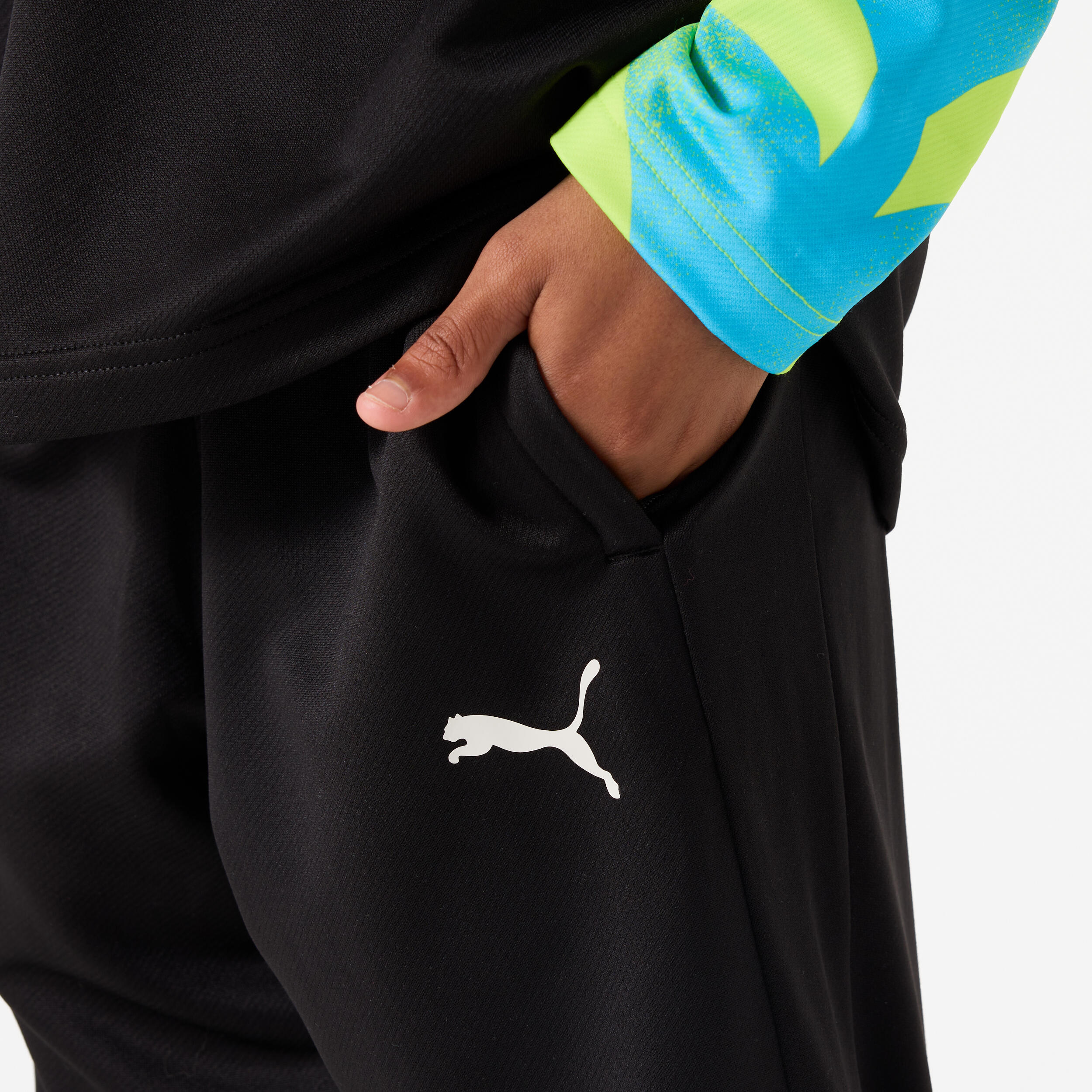 Pantaloni calcio bambini PUMA IndividualLIGA 5/5