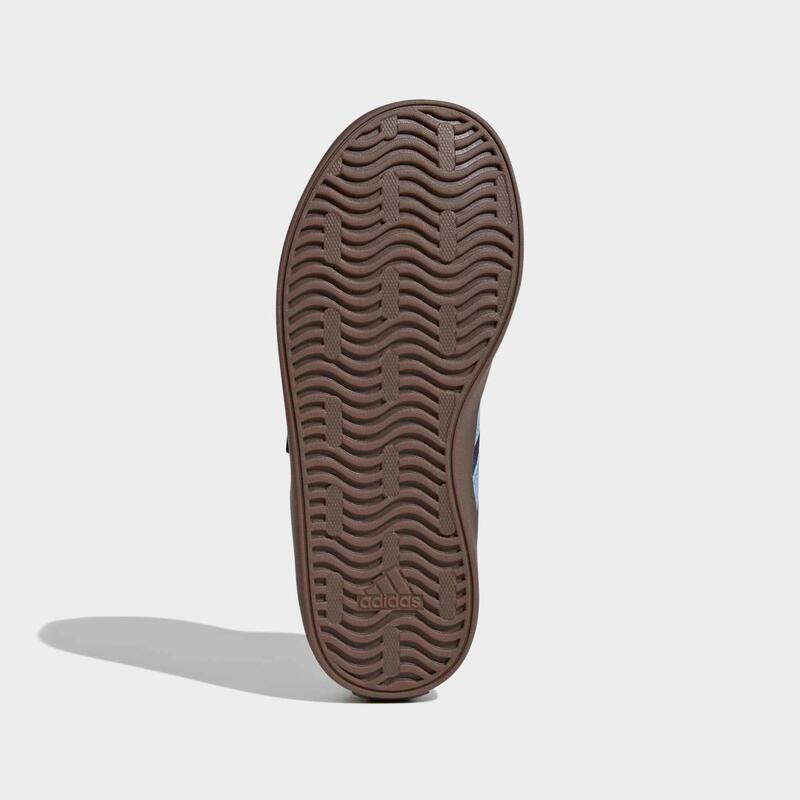 Adidași piele cu bandă cu arici, ADIDAS VL COURT, albastru Copii