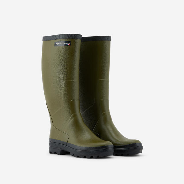 Jagd-Gummistiefel Land 900 grün