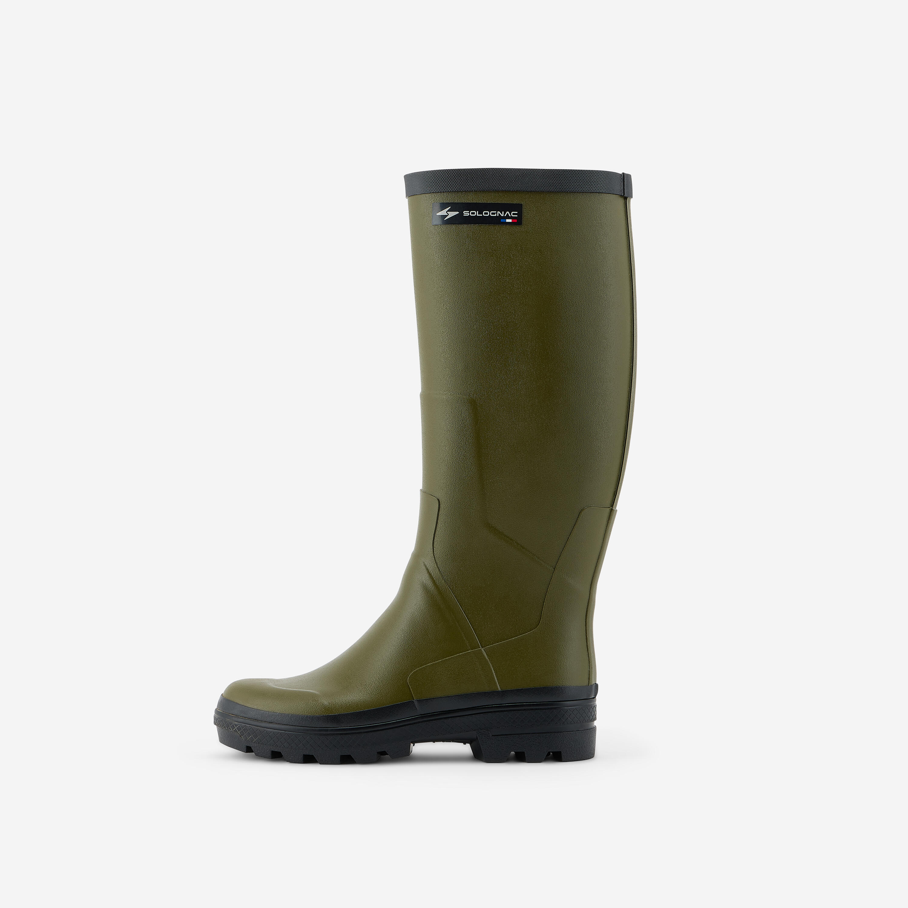 Botes Caça Solognac Land 900 Home Verd Goma 2/8
