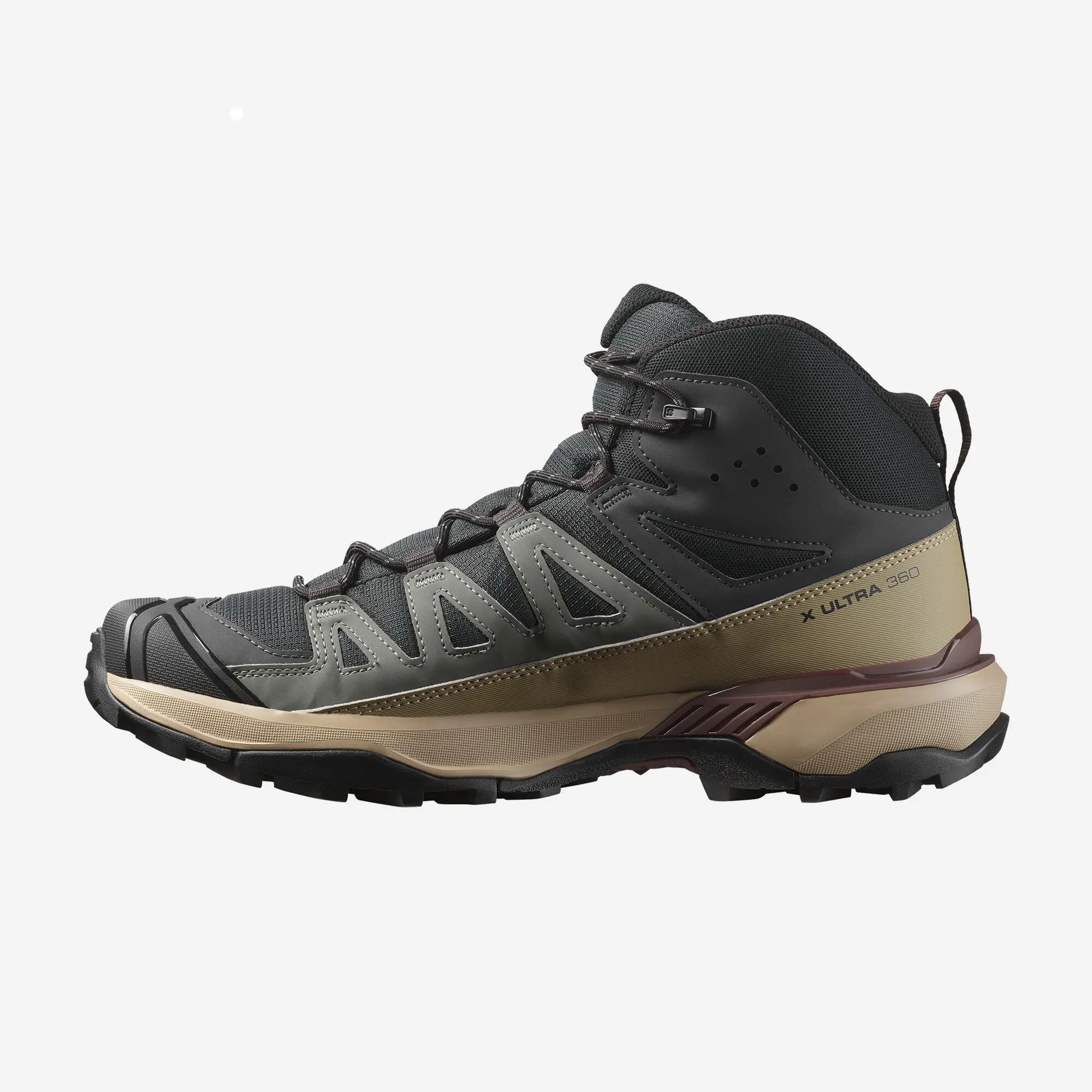 ZAPATOS DE SENDERISMO HOMBRE SALOMON X-ULTRA 360 MID GORE-TEX 3/6