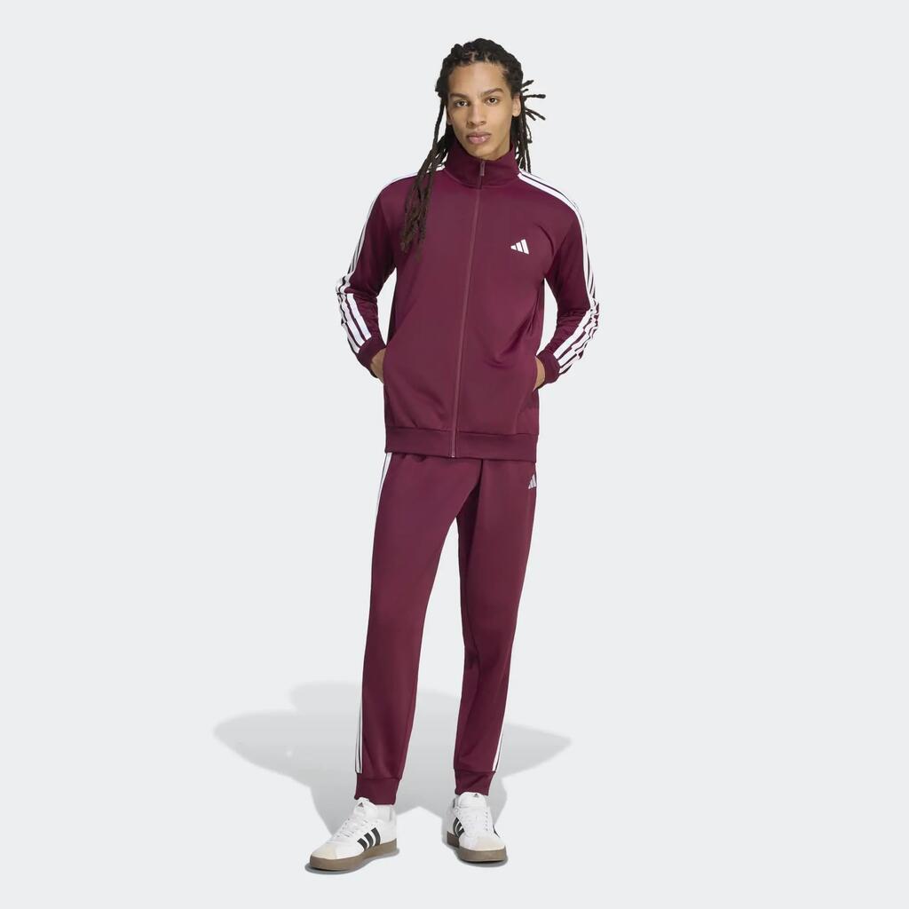 Men's warm tracksuit, burgundy