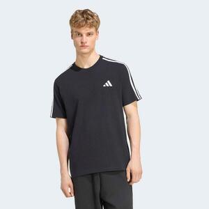 Camiseta Fitness Hombre Negro Algodón