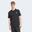 Tricou de fitness bumbac, Negru, Bărbați