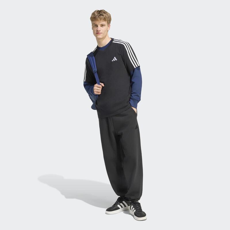 Tricou de fitness bumbac, Negru, Bărbați