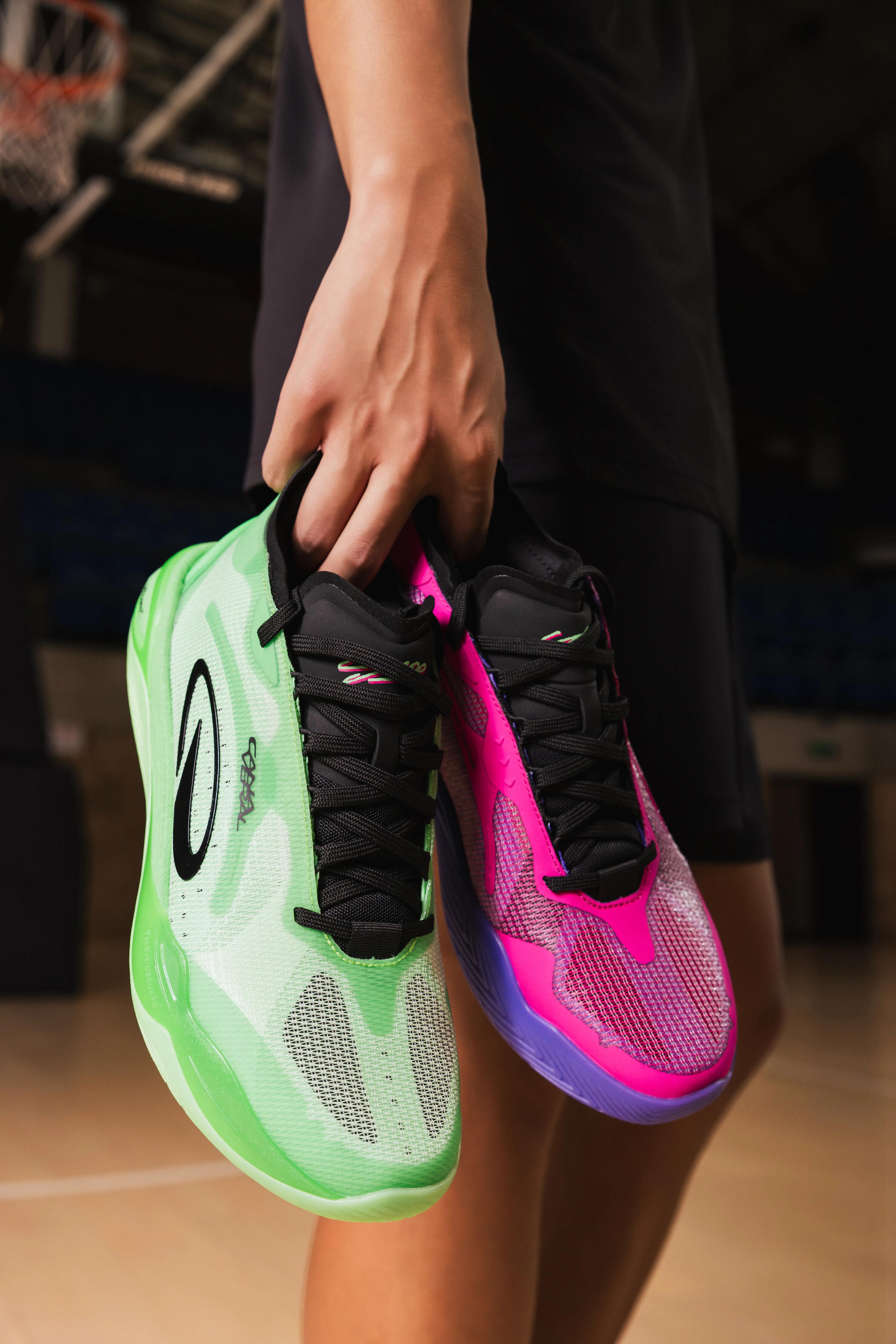 Scarpe basket adulto CANAVERAL 900 edizione Alex Sarr verde-lilla 15/19