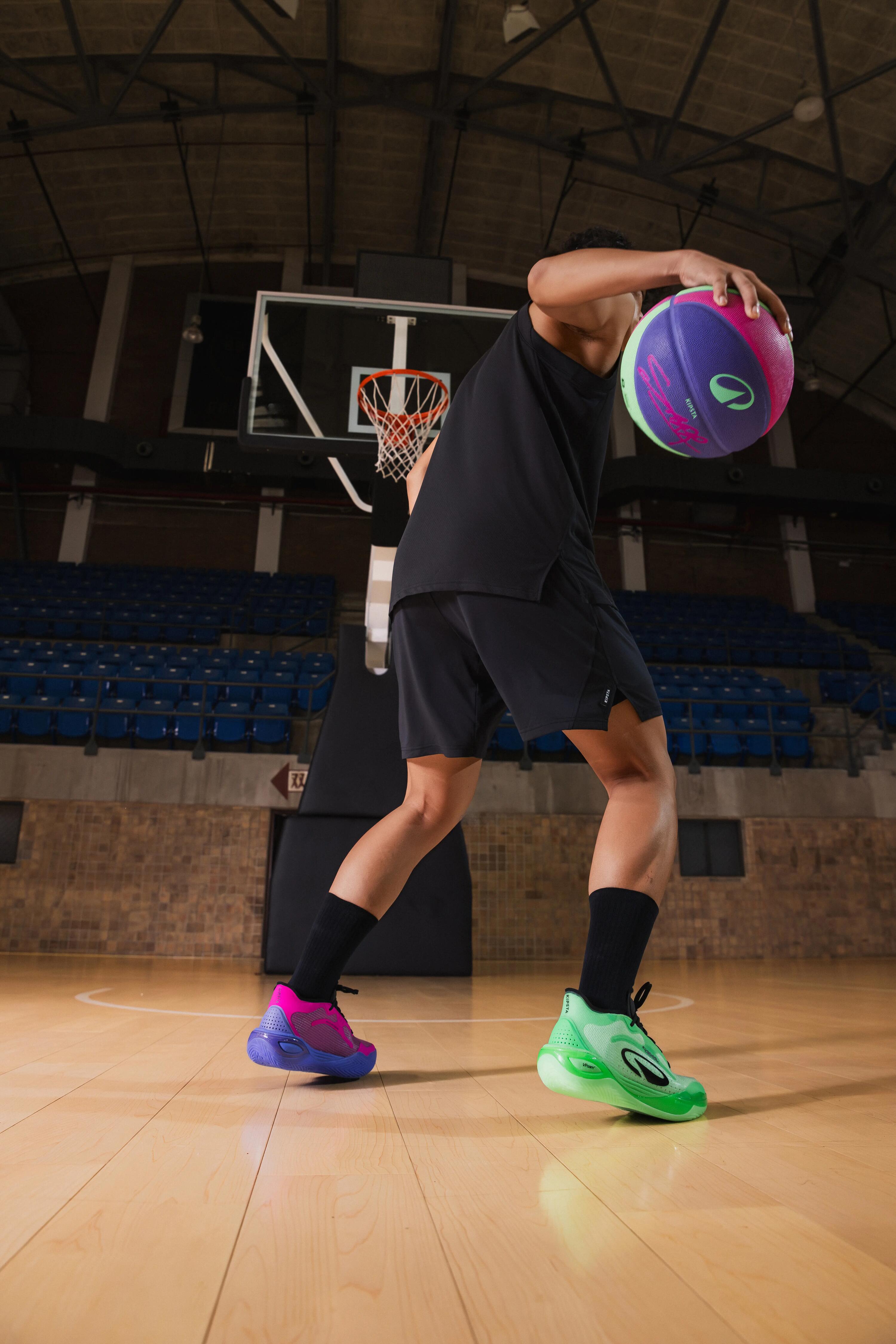 Scarpe basket adulto CANAVERAL 900 edizione Alex Sarr verde-lilla 14/19