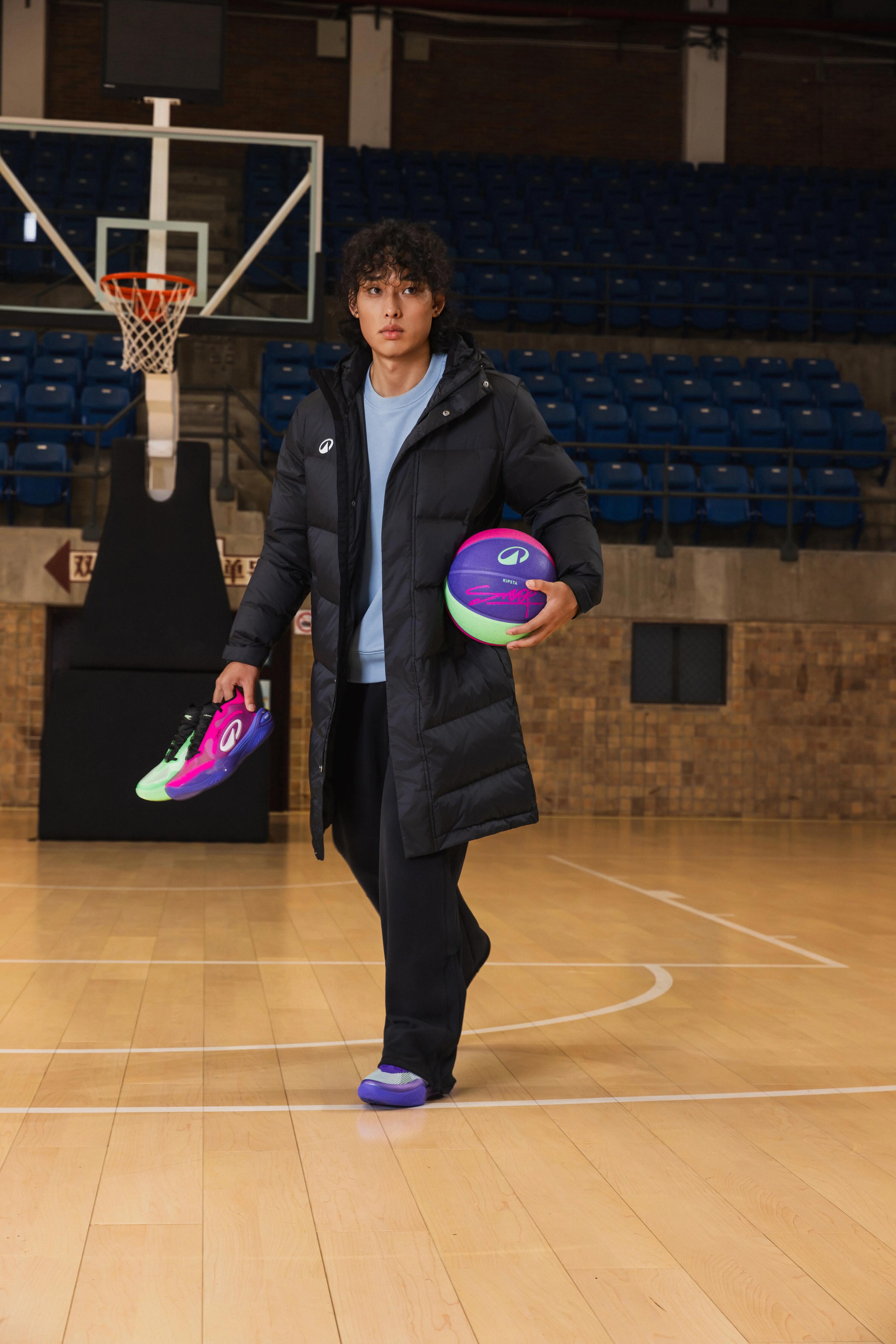 Scarpe basket adulto CANAVERAL 900 edizione Alex Sarr verde-lilla 10/19