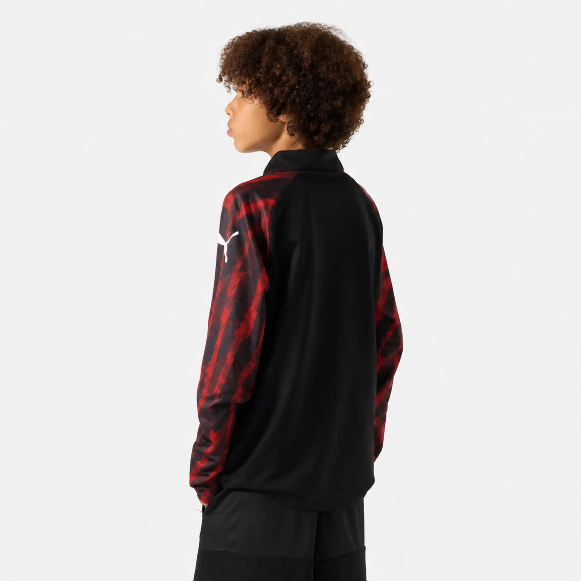 Bluza piłkarska dla dzieci Puma IndividualLIGA na krótki suwak 4/4