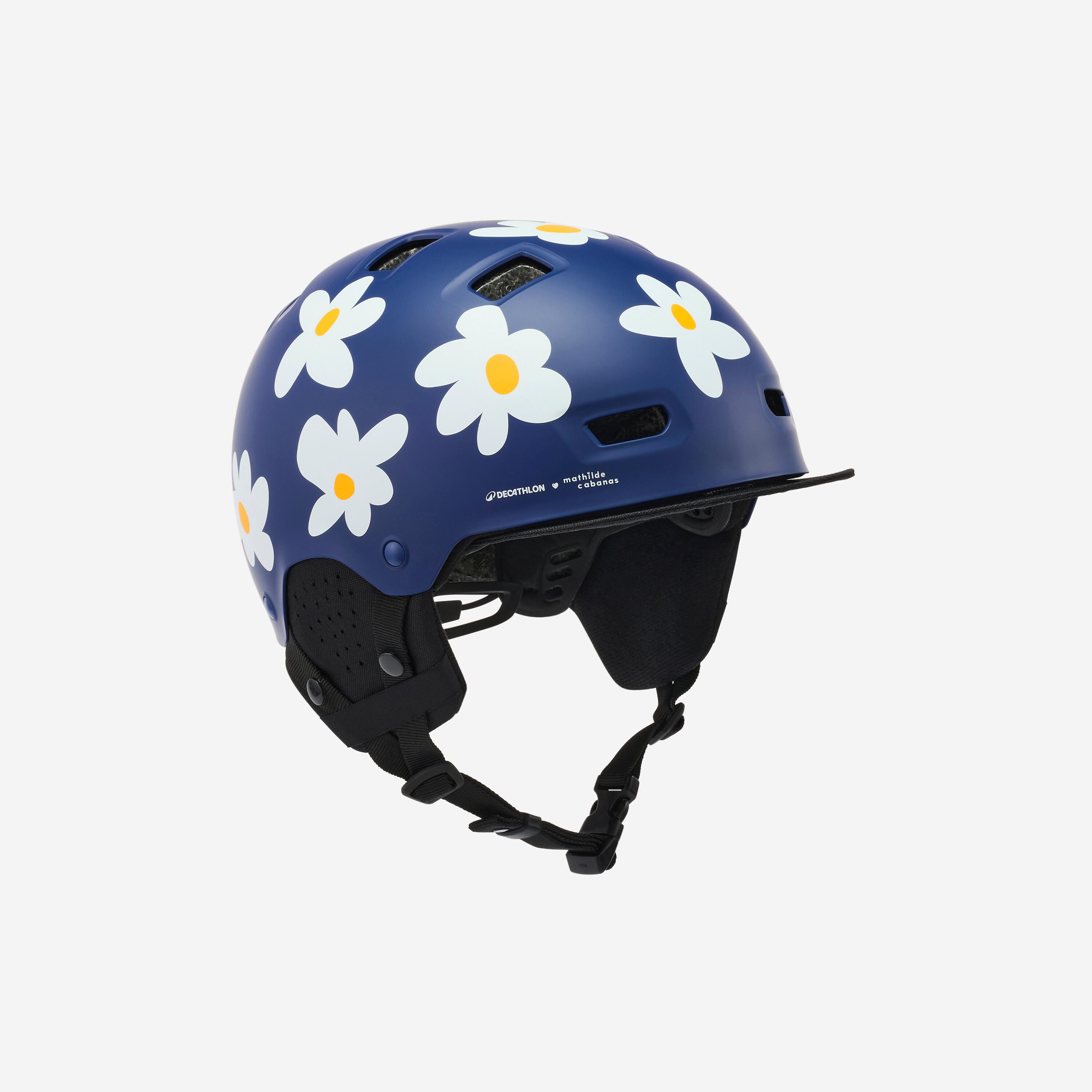 Casque vélo ville bol Mathilde Cabanas X Decathlon
