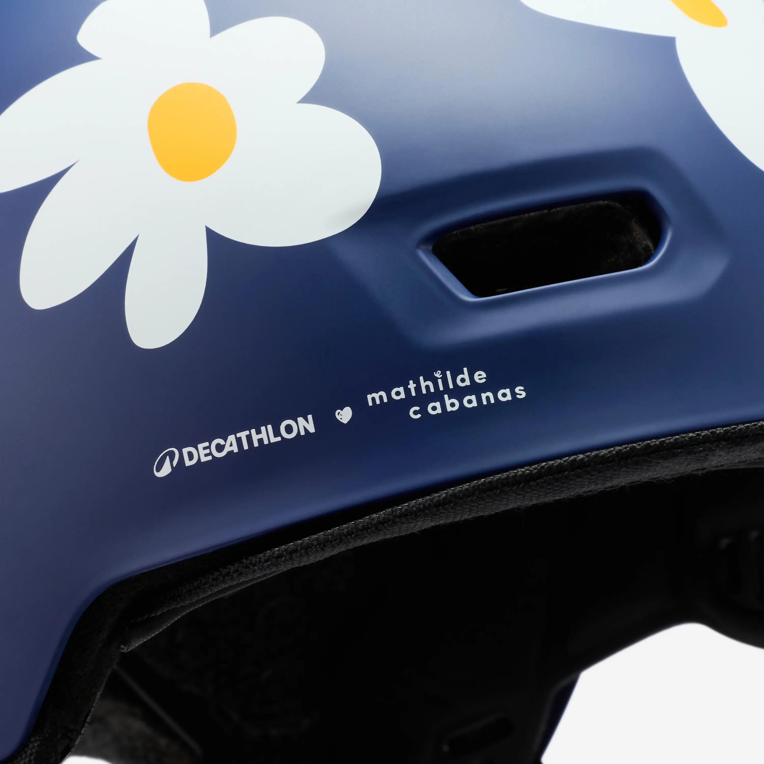 Casque vélo ville bol Mathilde Cabanas X Decathlon 2/16