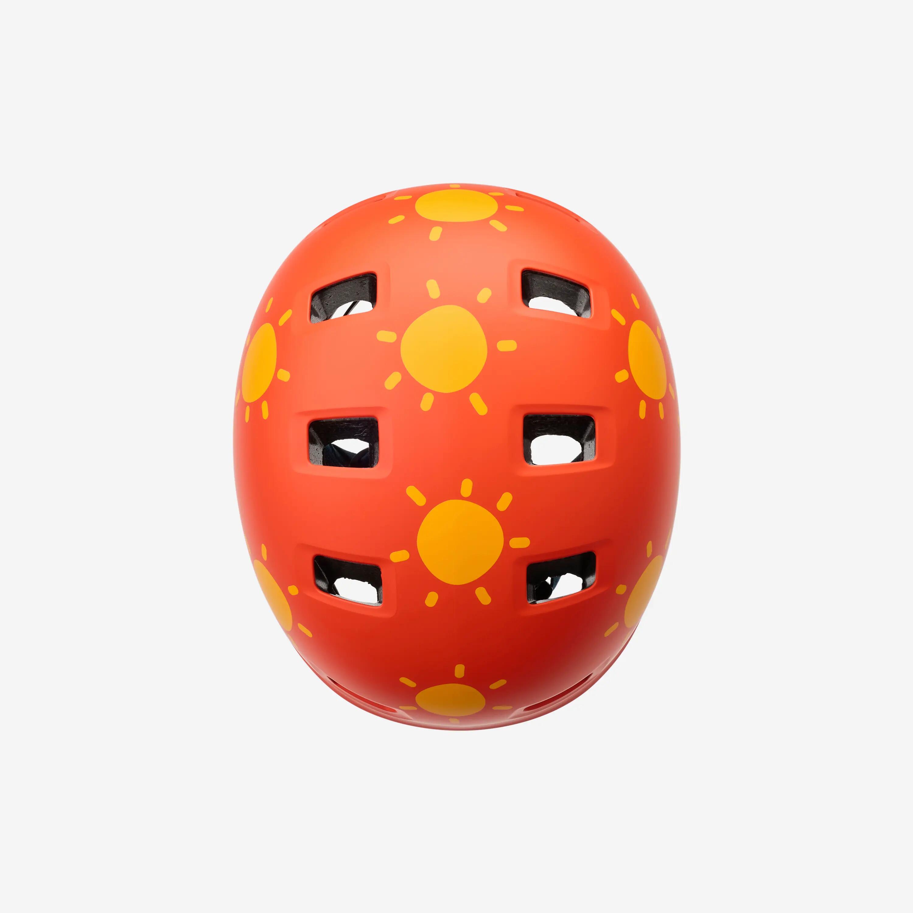 Casque vélo ville bol enfant Mathilde Cabanas X Decathlon Soleils 8/15