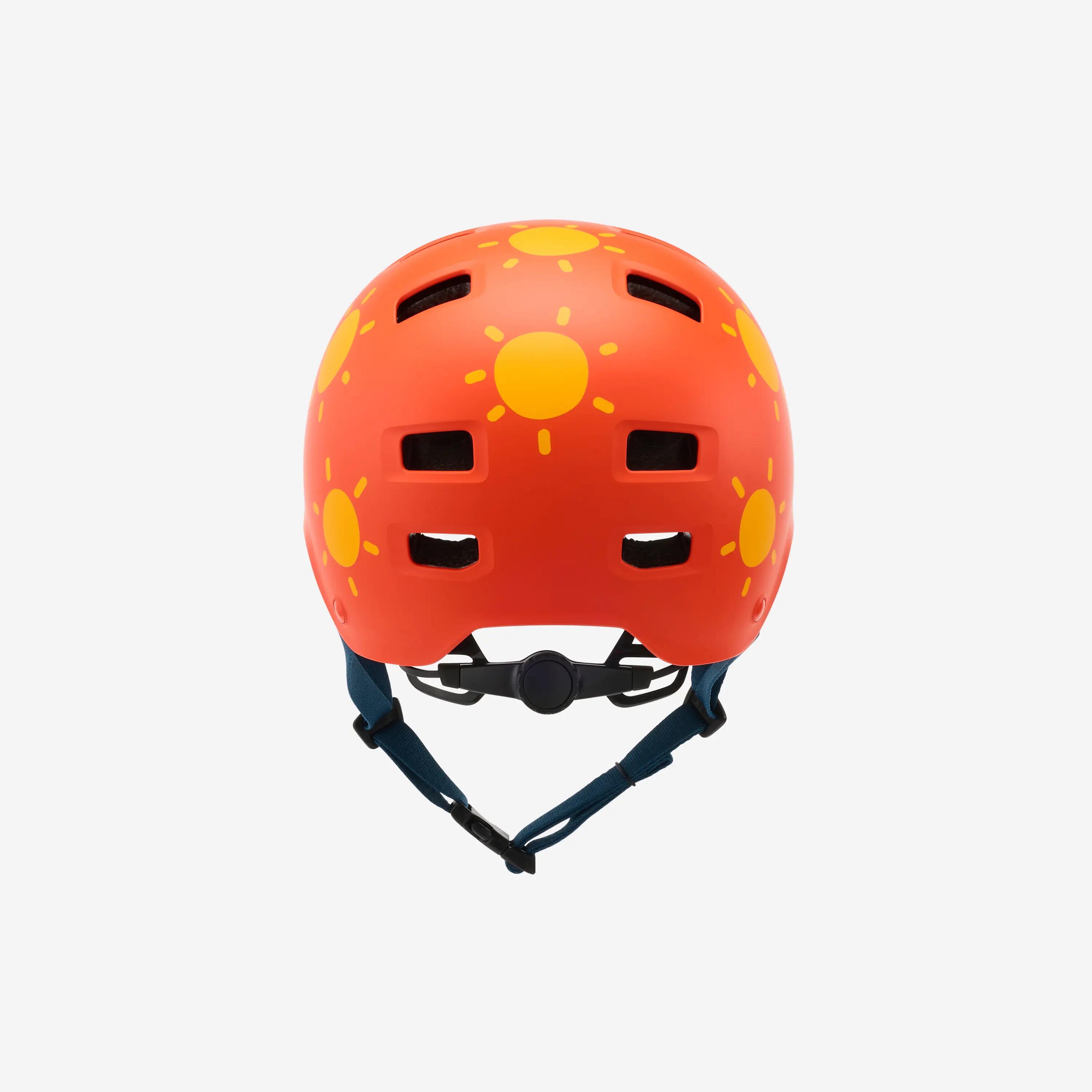 Casque vélo ville bol enfant Mathilde Cabanas X Decathlon Soleils 7/15