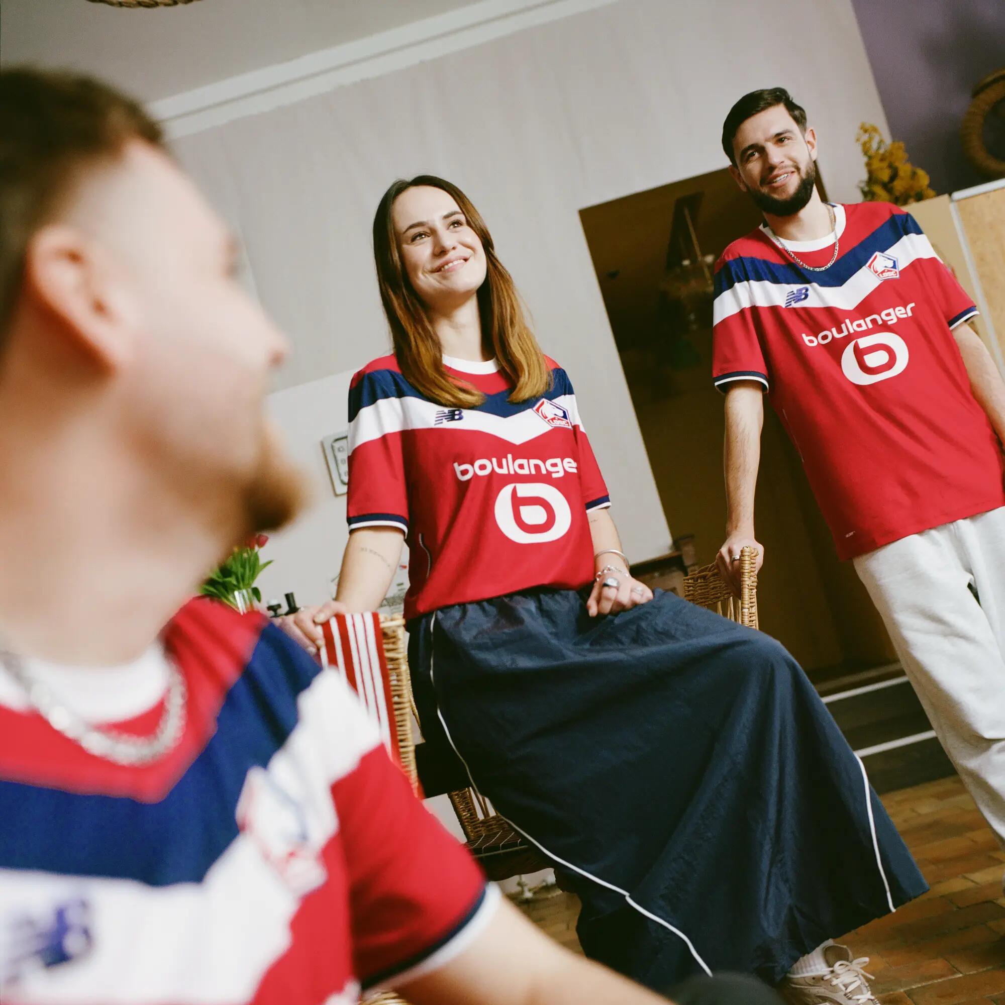Maillot de foot LOSC Domicile 2026/2027 New Balance Adulte Rouge 9/10