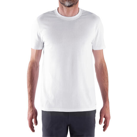 t shirt blanc decathlon homme