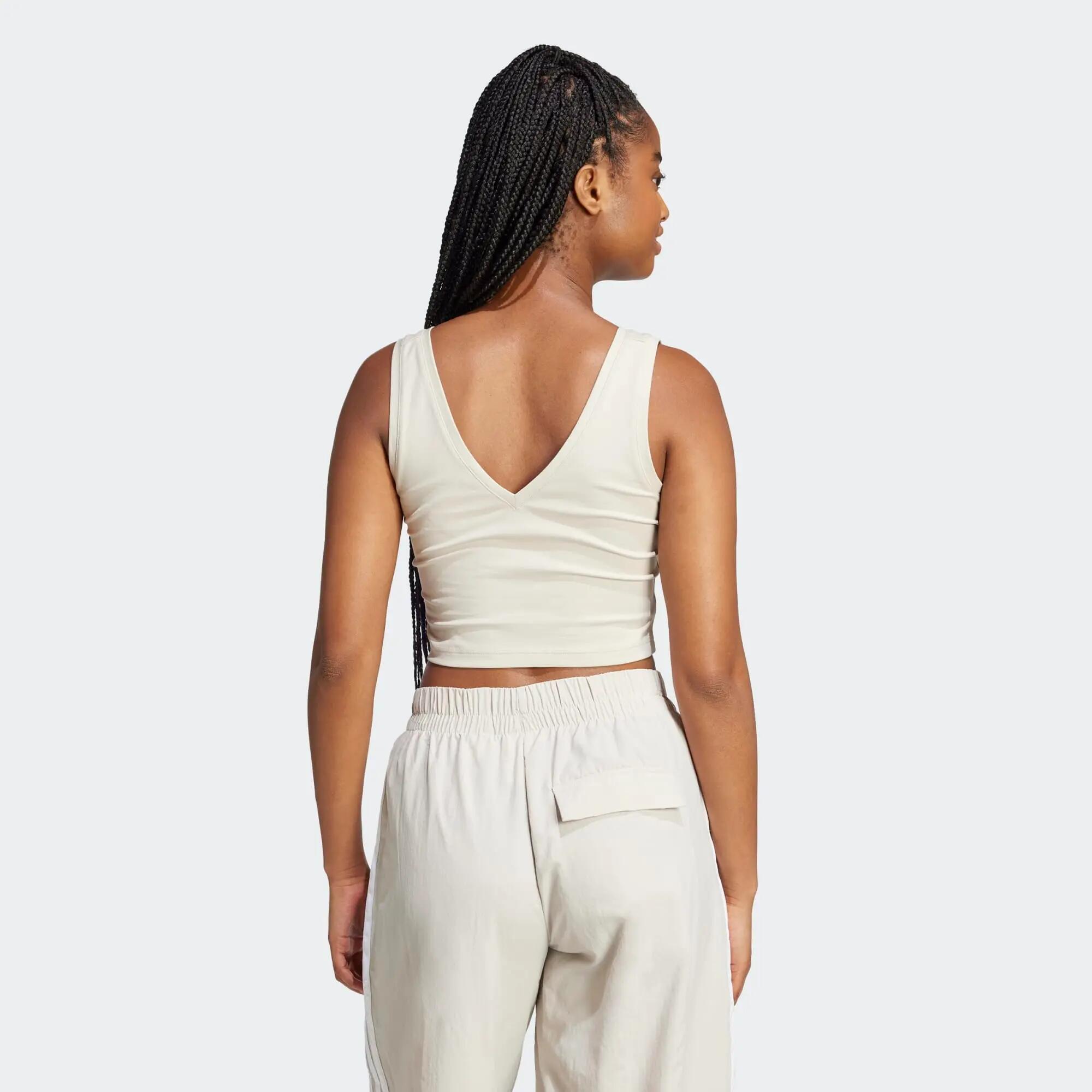 Camiseta sin mangas de corte ajustado para mujer Adidas Essentials 4/6