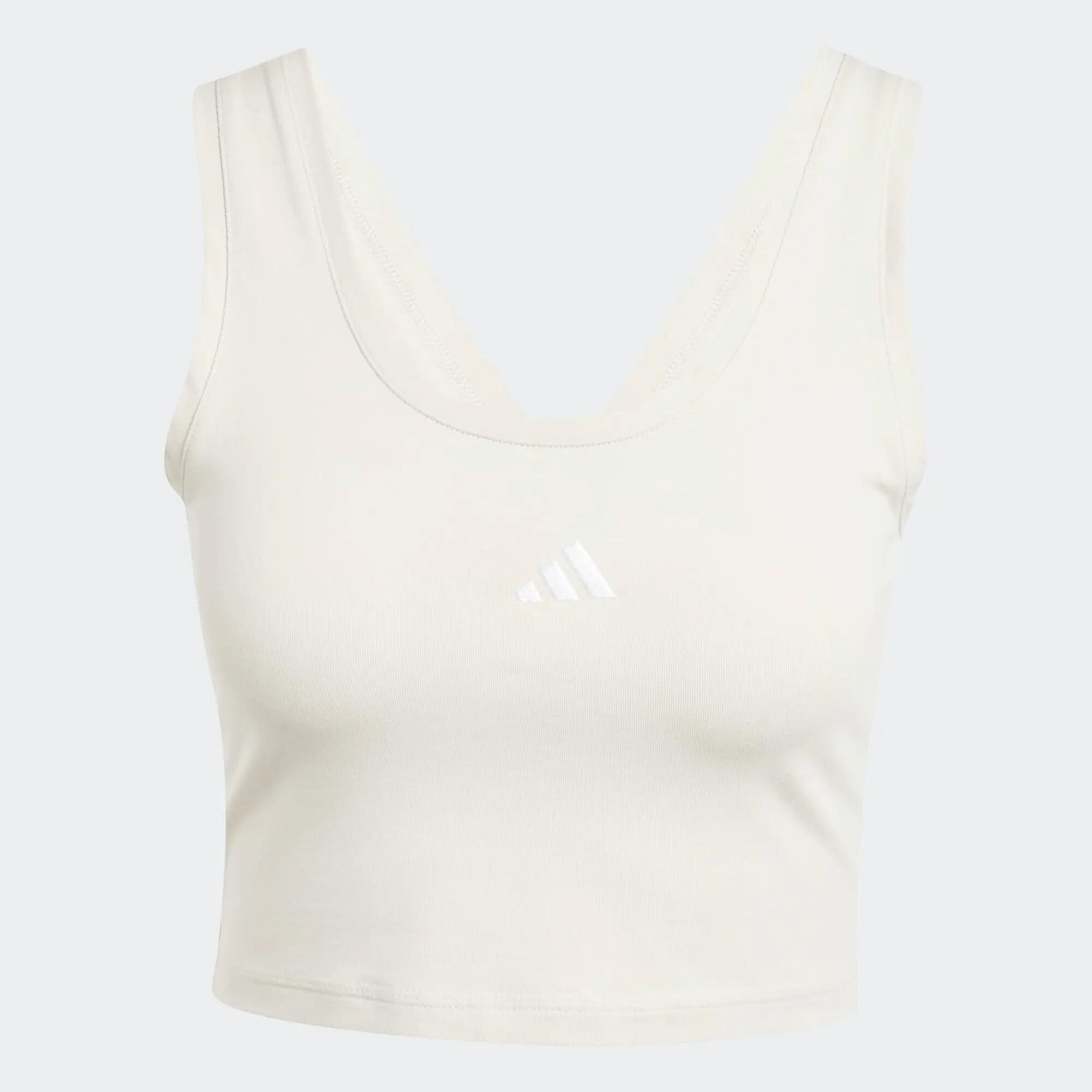 Camiseta sin mangas de corte ajustado para mujer Adidas Essentials 2/6