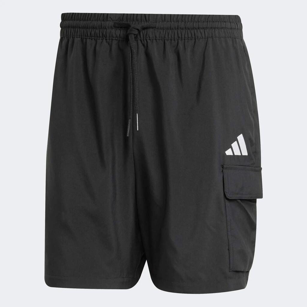 Pantaloneta cargo para hombre Adidas Essentials Chelsea, negro