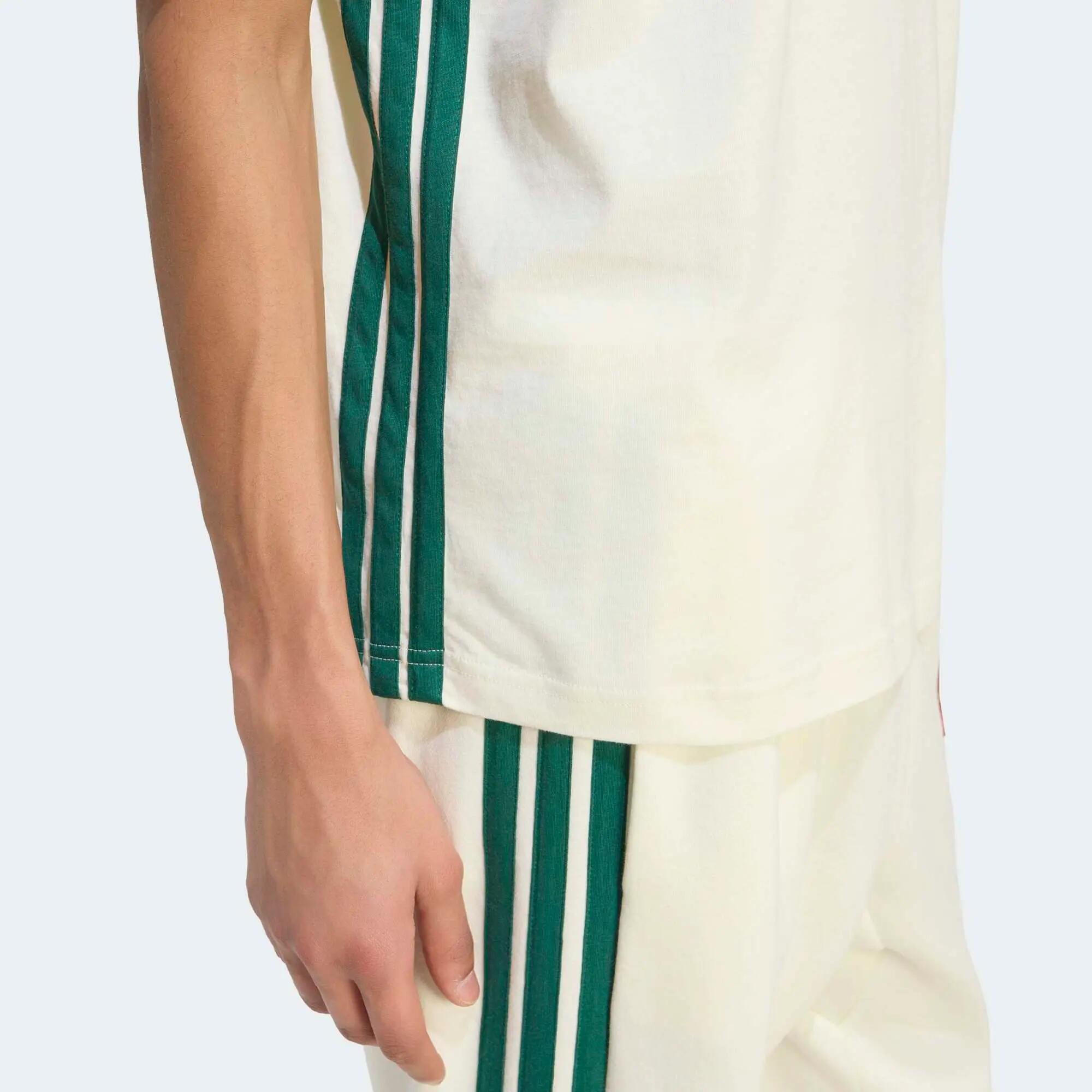 Camiseta para hombre Adidas Essential Comfort 3 Rayas  6/6