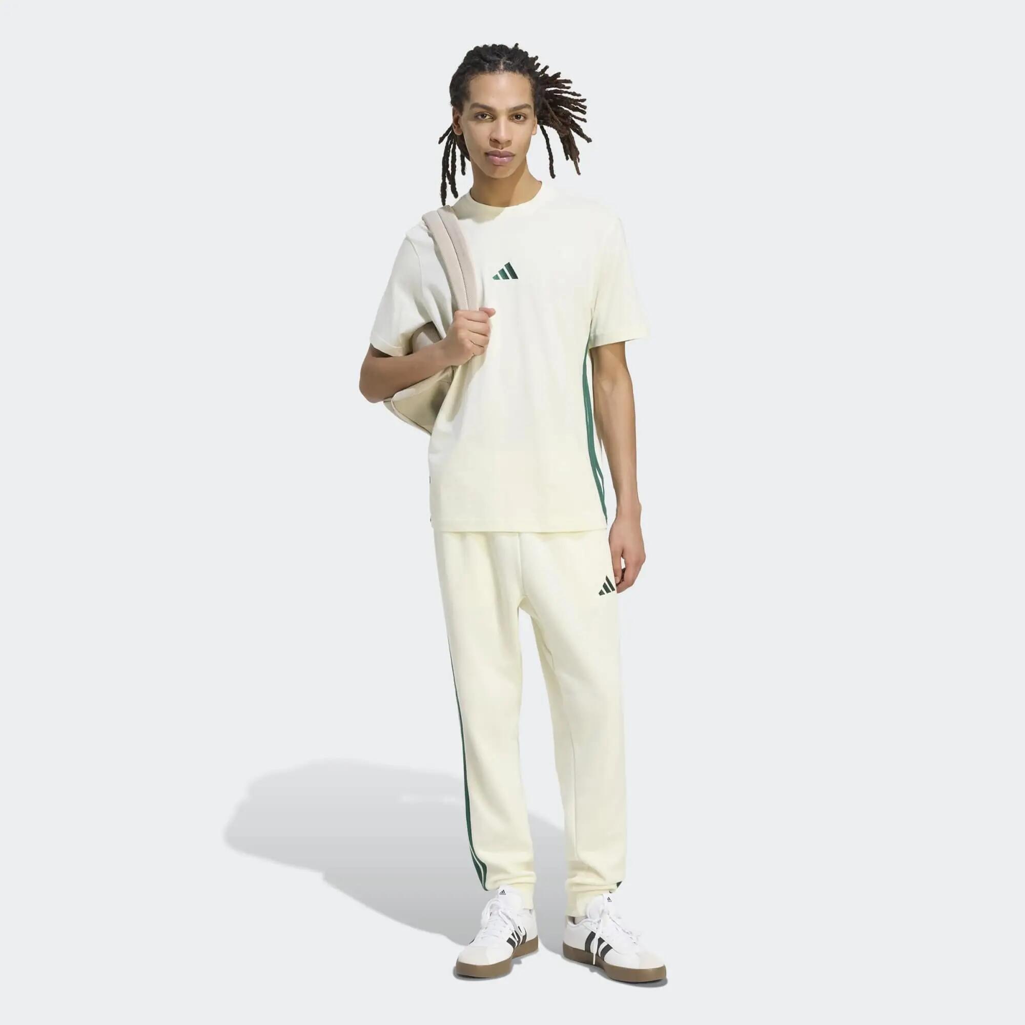 Camiseta para hombre Adidas Essential Comfort 3 Rayas  5/6