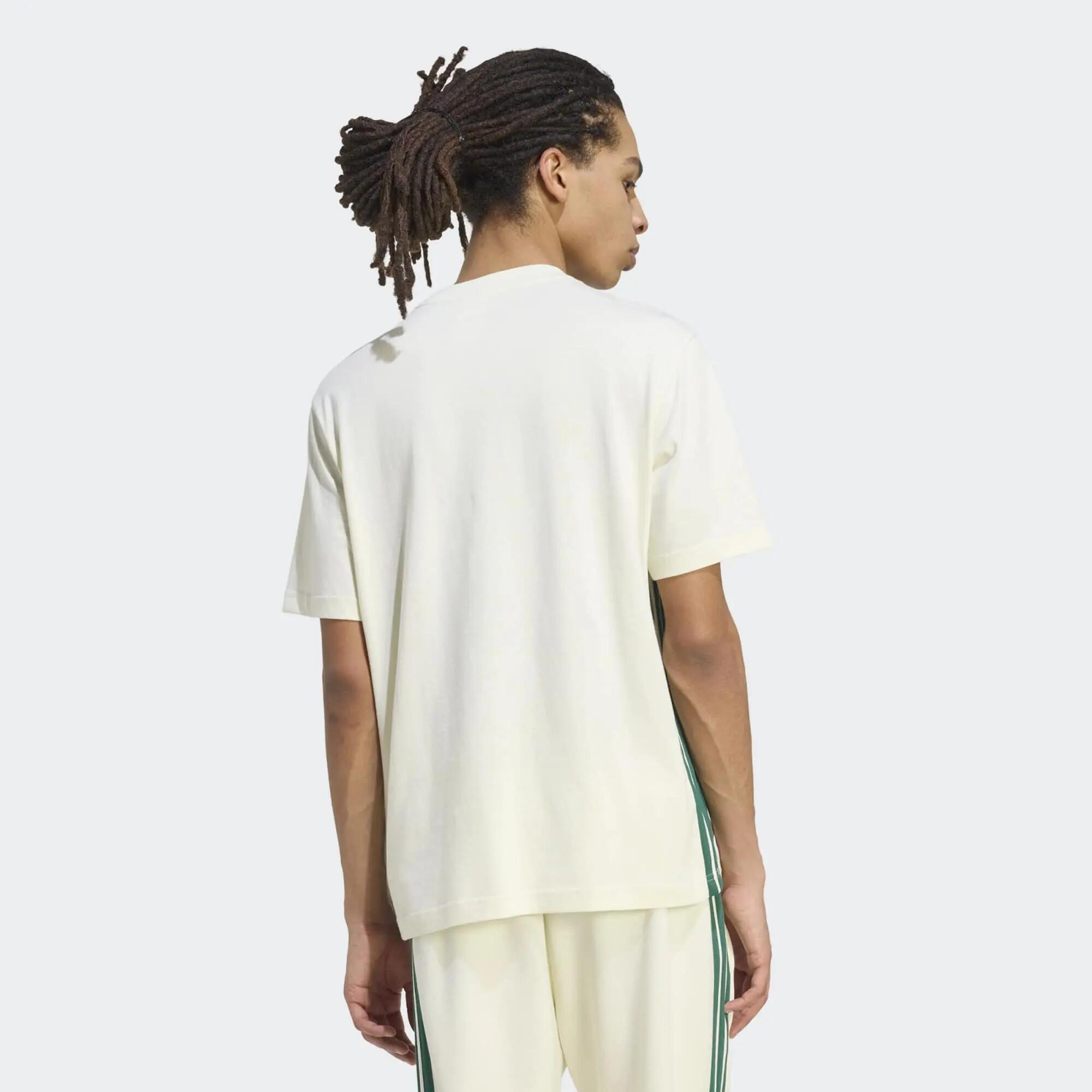 Camiseta para hombre Adidas Essential Comfort 3 Rayas  3/6