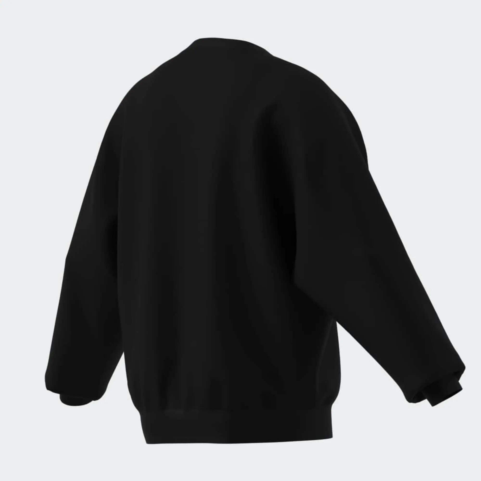Buzo de felpa francesa Adidas Seasonal Essentials Collegiate, negro 9/10