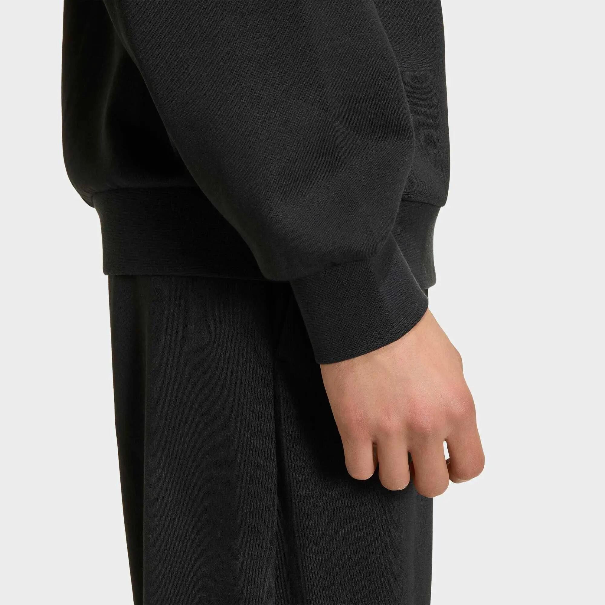 Buzo de felpa francesa Adidas Seasonal Essentials Collegiate, negro 7/10