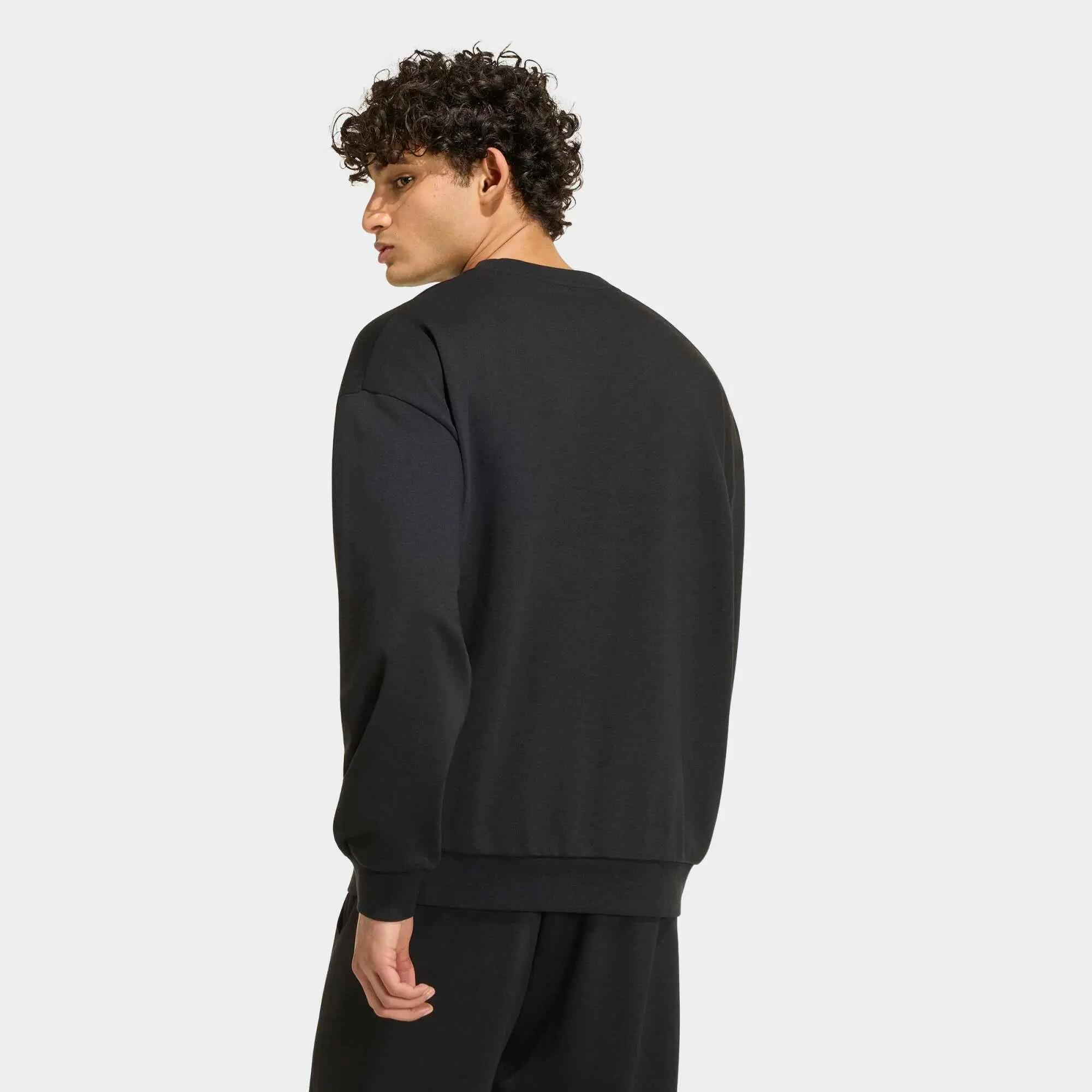 Buzo de felpa francesa Adidas Seasonal Essentials Collegiate, negro 4/10