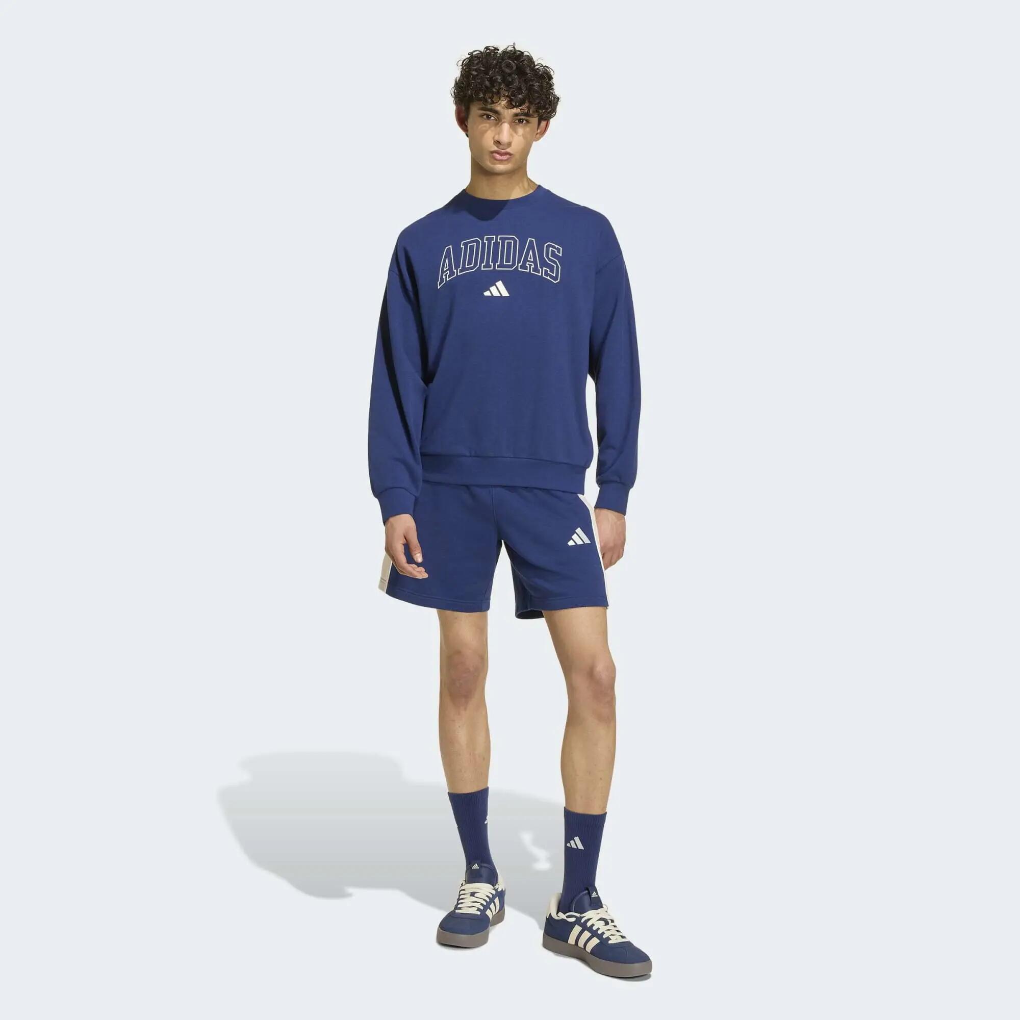 Buzo para hombre Adidas Seasonal Essentials Collegiate Comfort, azul 5/6
