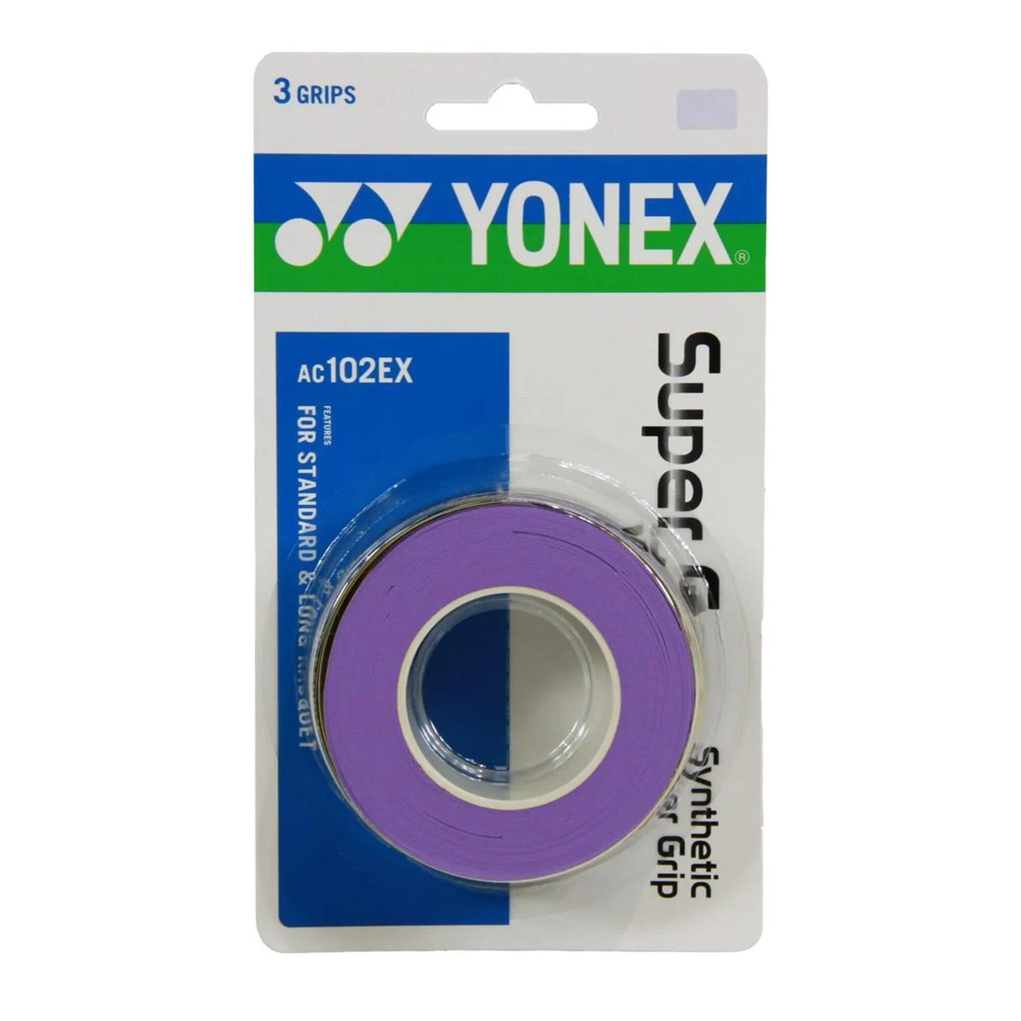 YONEX WET SUPERGRAP MIST PINK OVERGRIP x3