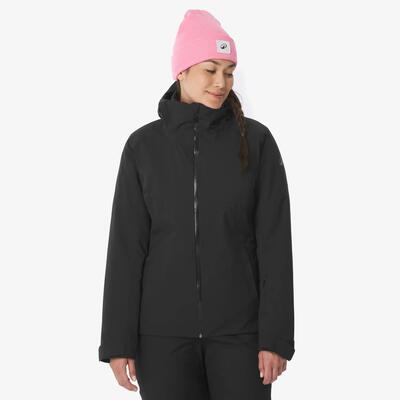 Giacca sci donna 500 donna verde scuro