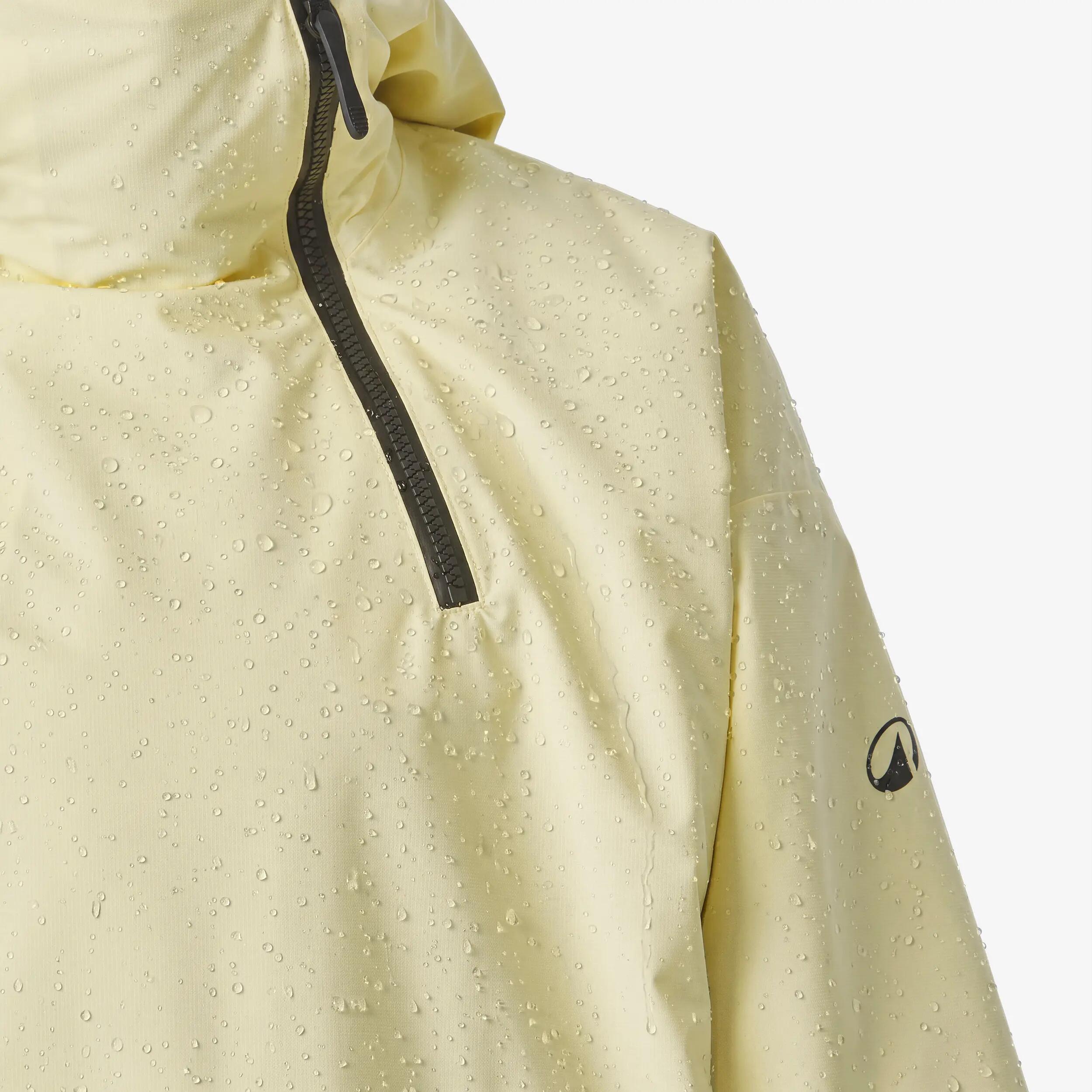 Jaqueta oversize d'esquí i snowboard dona ANORAK 500 groc 19/30