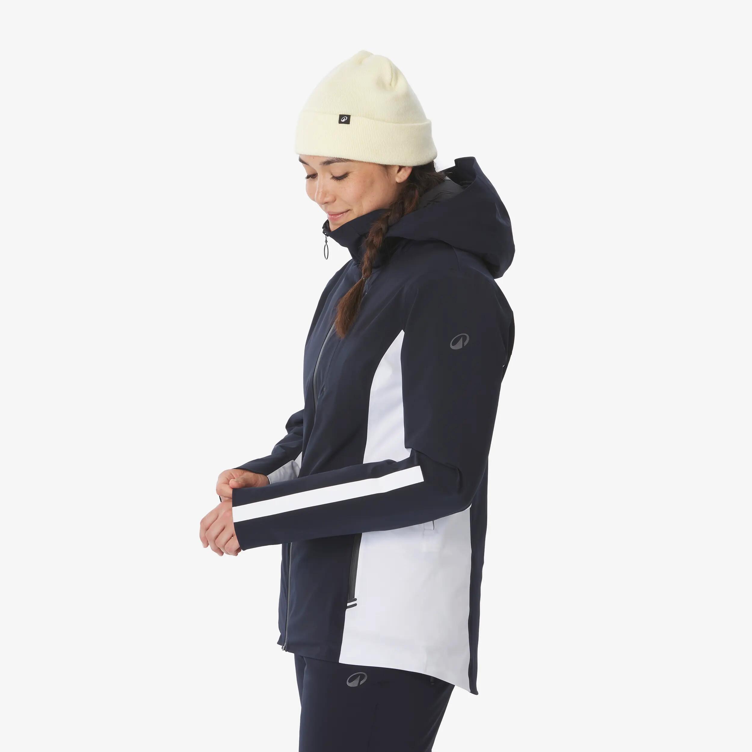 Skijacke Damen wasserdicht atmungsaktiv - SKP 900 dunkelblau/beige 5/20