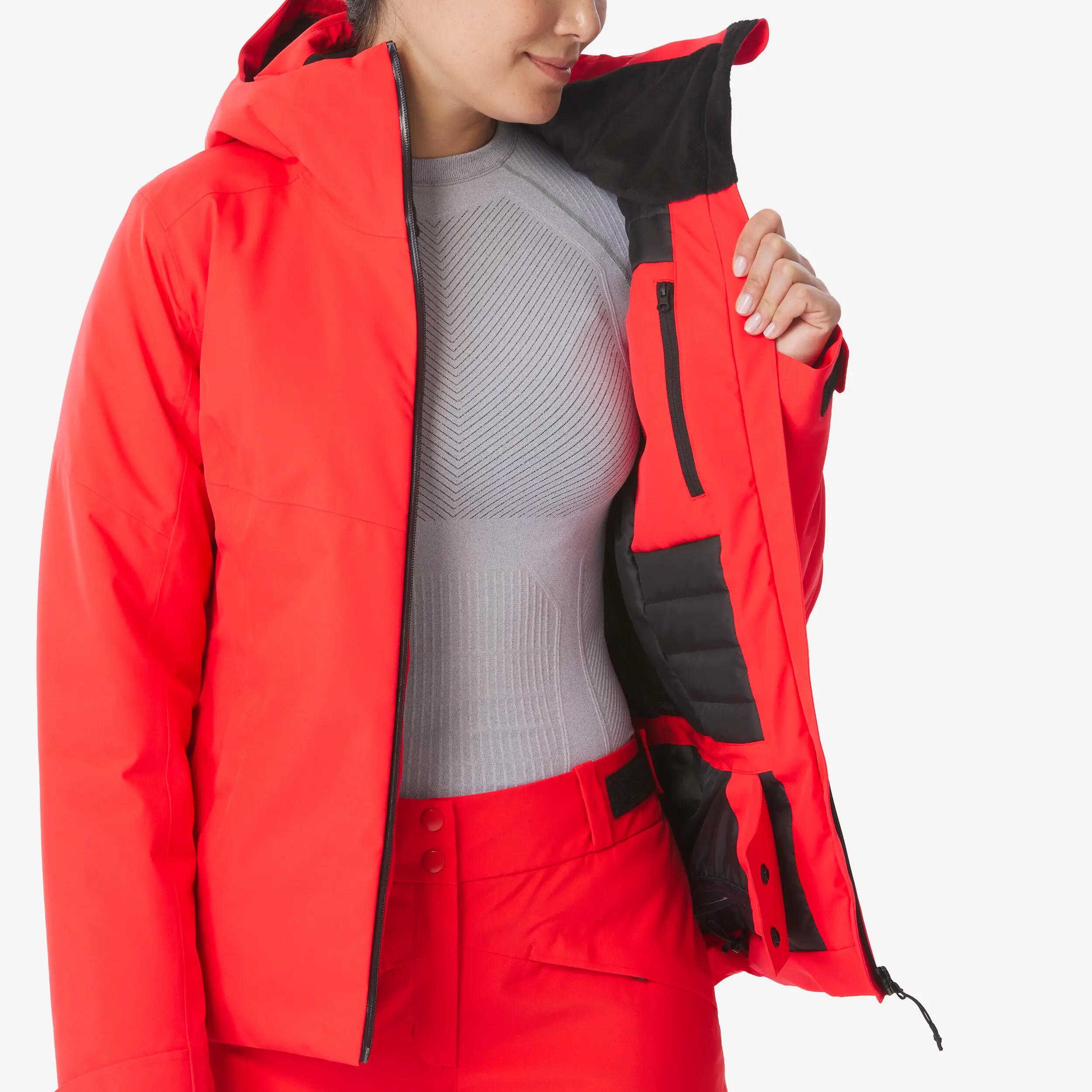 Kurtka narciarska i snowboardowa damska Quechua 500 12/24