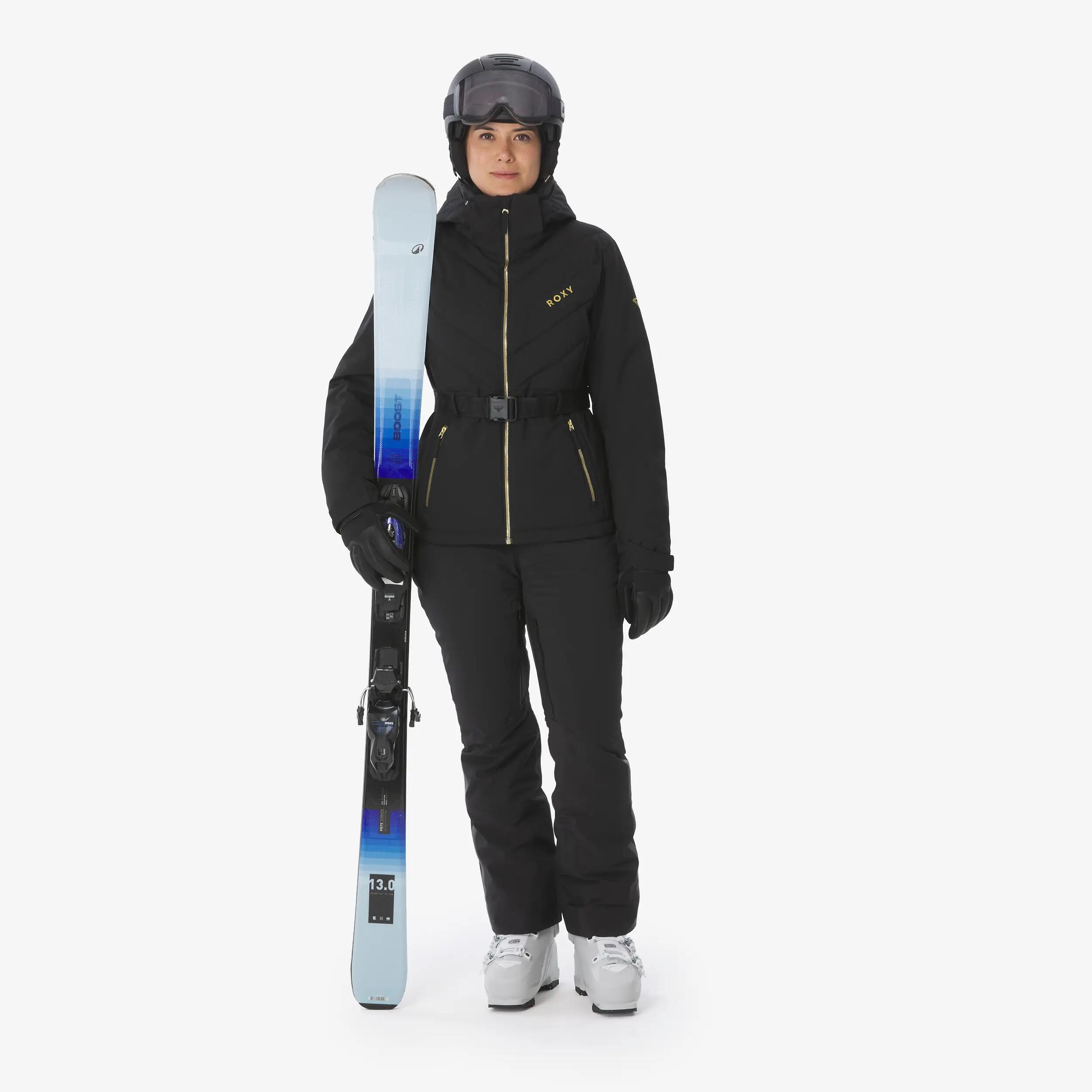 Veste de ski et snowboard chaude femme, ROXY Snowbelt noir 4/15