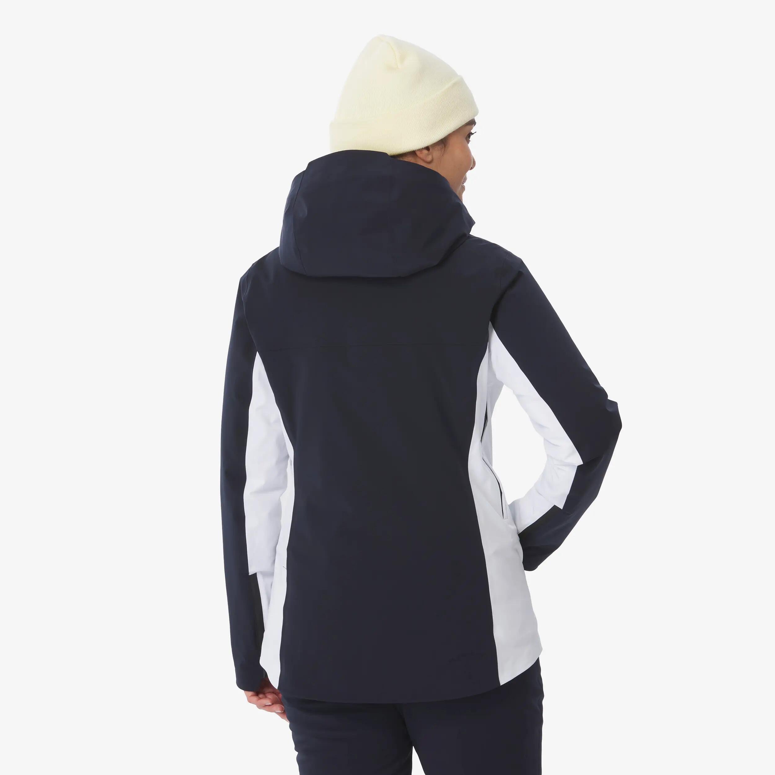 Skijacke Damen wasserdicht atmungsaktiv - SKP 900 dunkelblau/beige 7/20